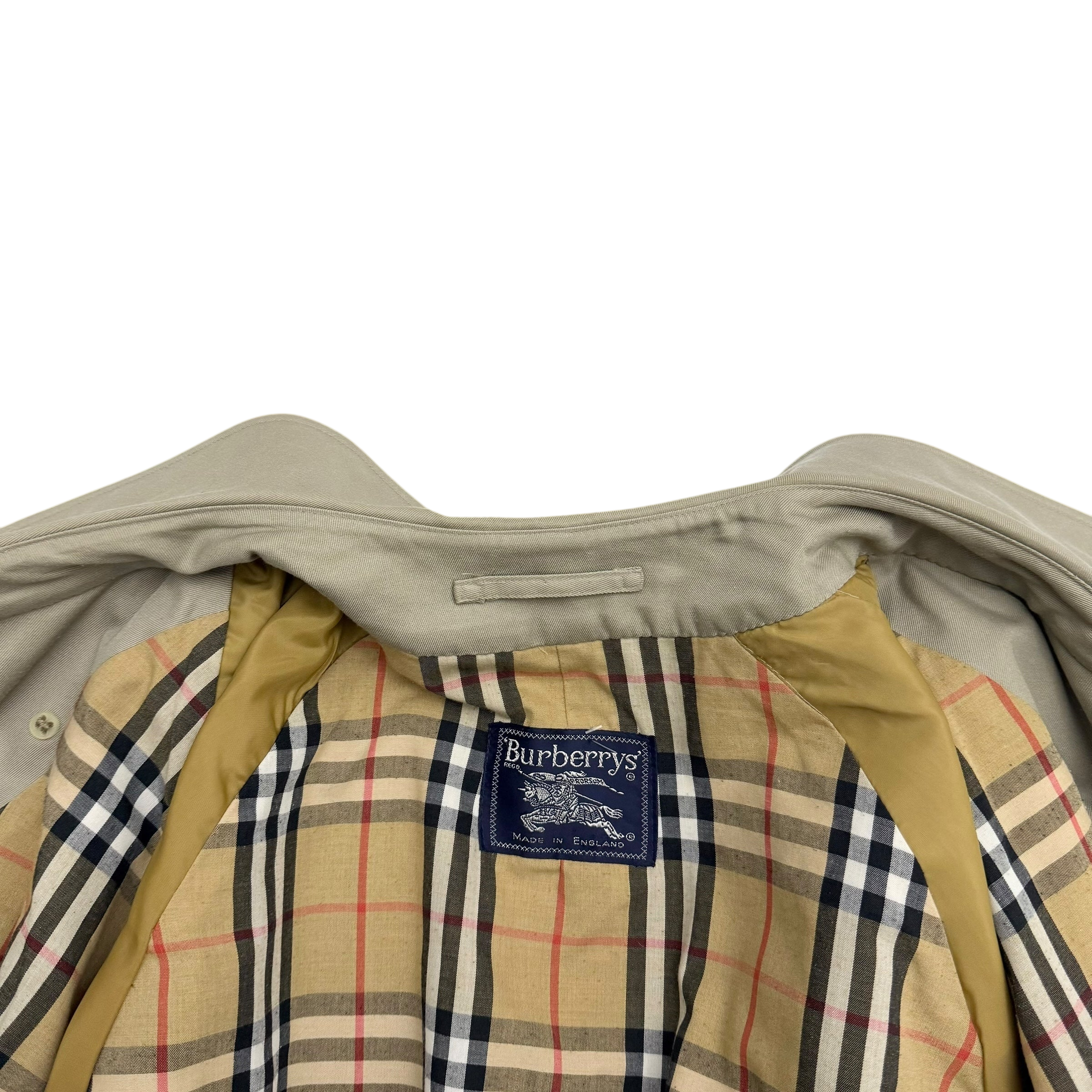 Burberry Vintage Trench Coat Beige ( Fits L-XL)