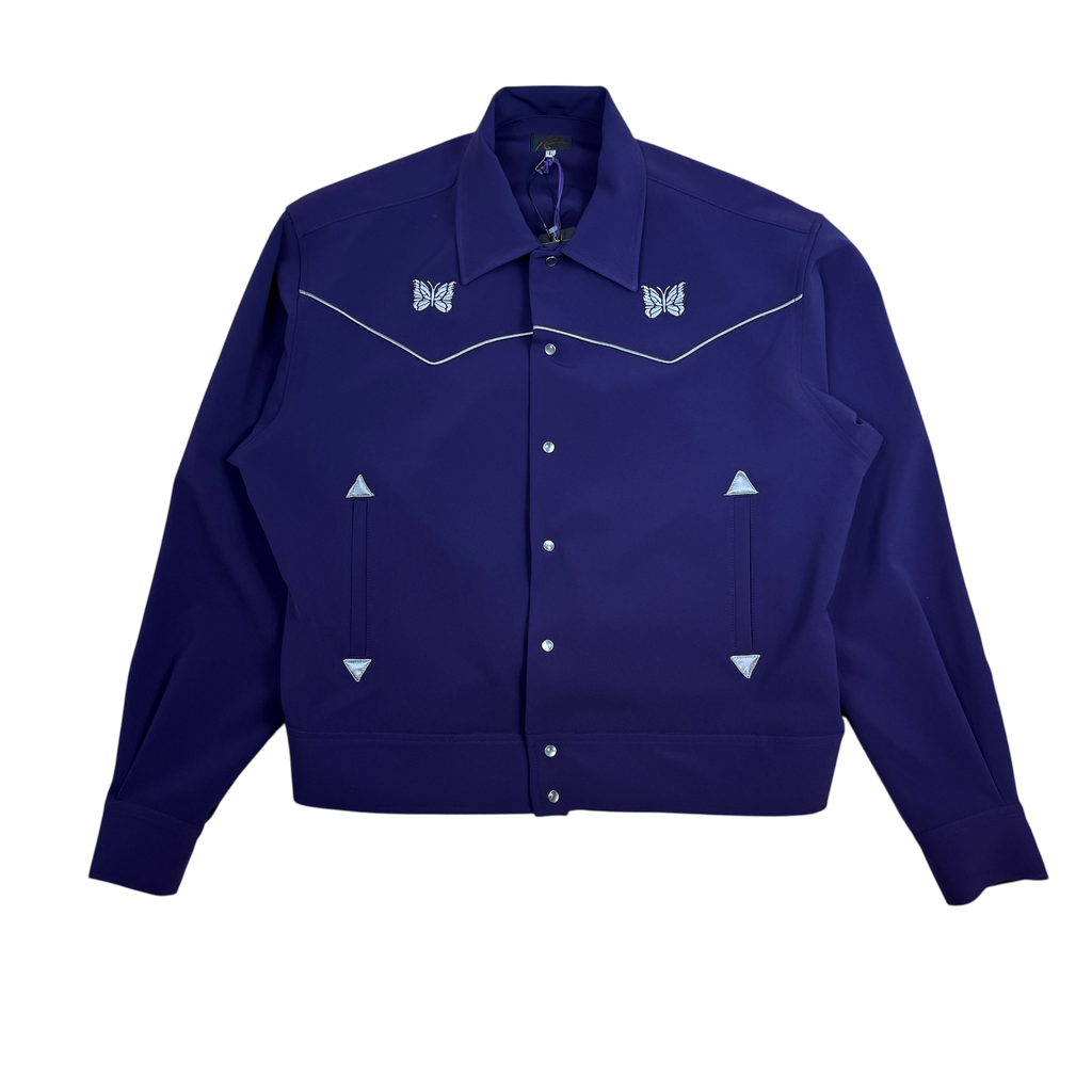 Needles AW22 Piping Cowboy Jacket Purple (Size L)