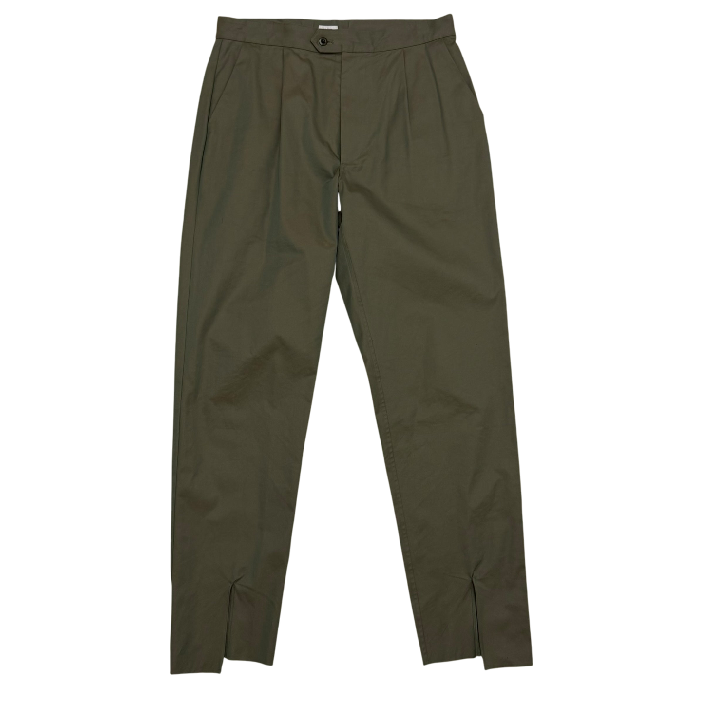 Blurhms SS18 Heavy Twill Central Slit Pants Iridescent Green (Size L)