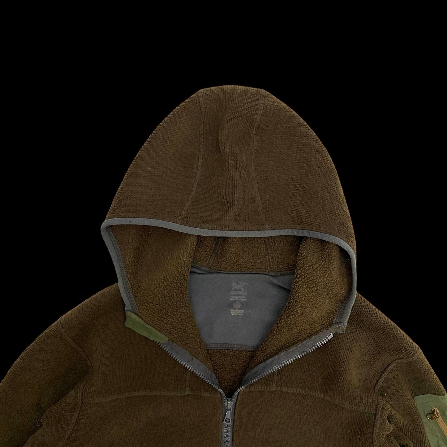 Arc’teryx Covert Hooded Fleece Brown / Green (Fits M)