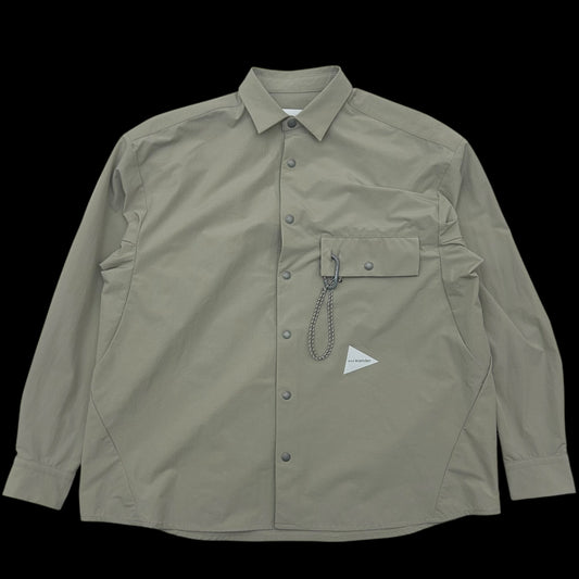 And Wander Light Cloth Shirt Grey (Fits S)