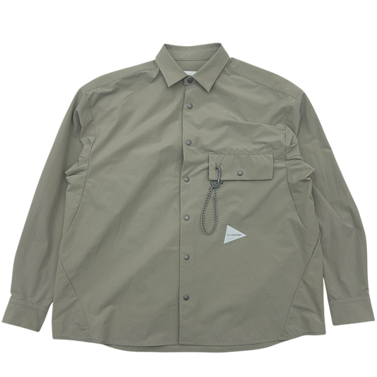 And Wander Light Cloth Shirt Grey (Fits S)
