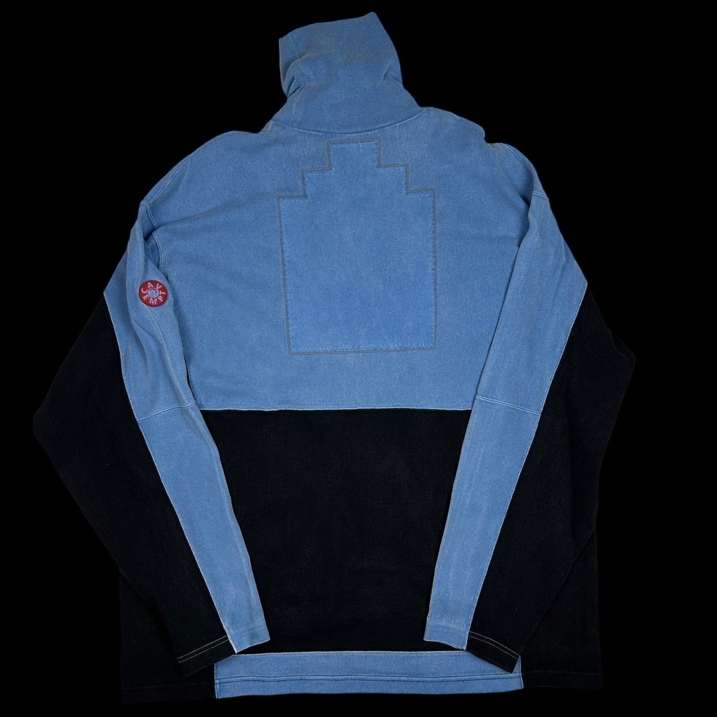 Cav Empt Turtle Neck Sweater Blue / Black (Size XL)