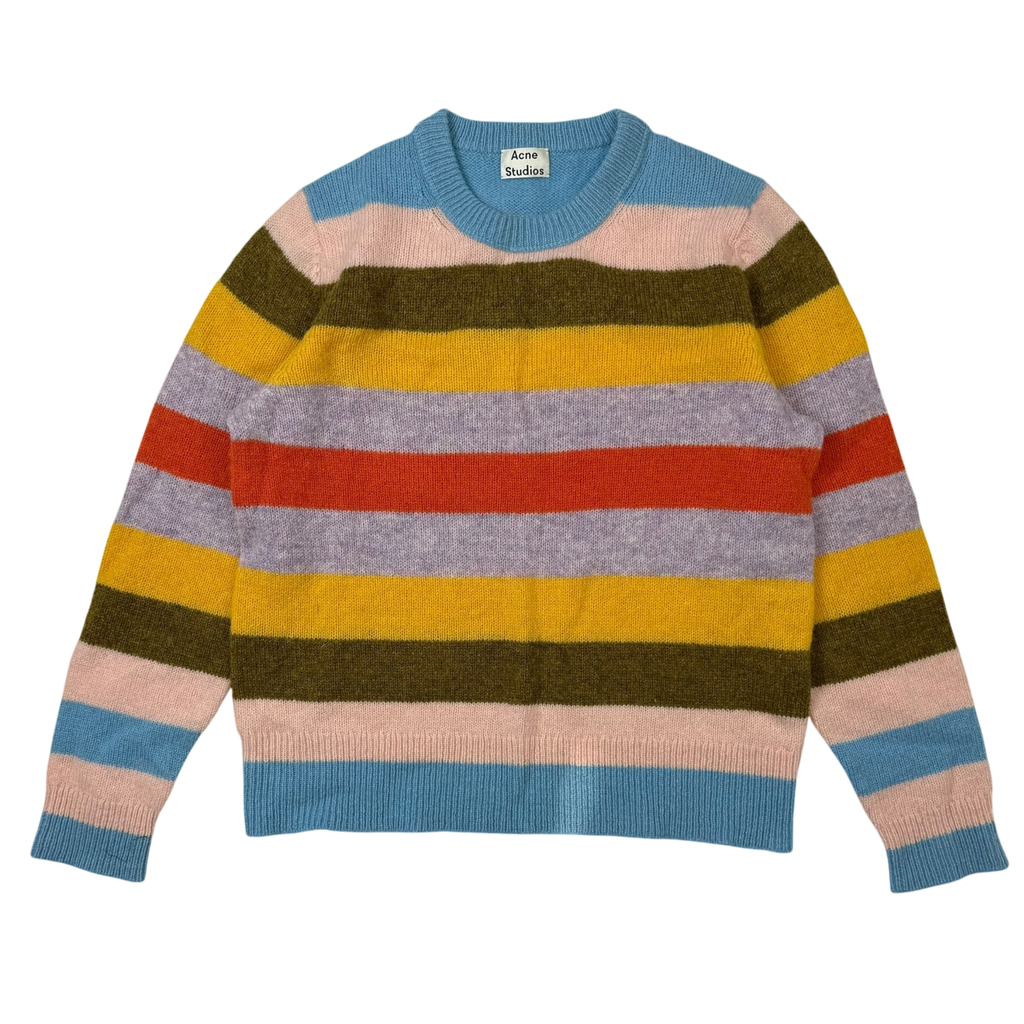 Acne Studios Kai Block Striped Sweatshirt (Fits M-L)