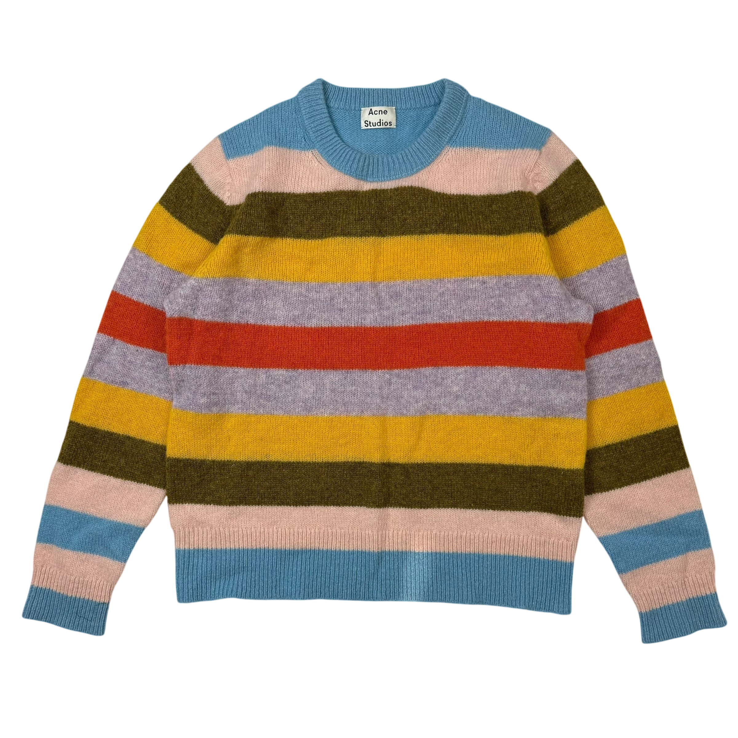 Acne Studios Kai Block Striped Sweatshirt (Fits M-L)