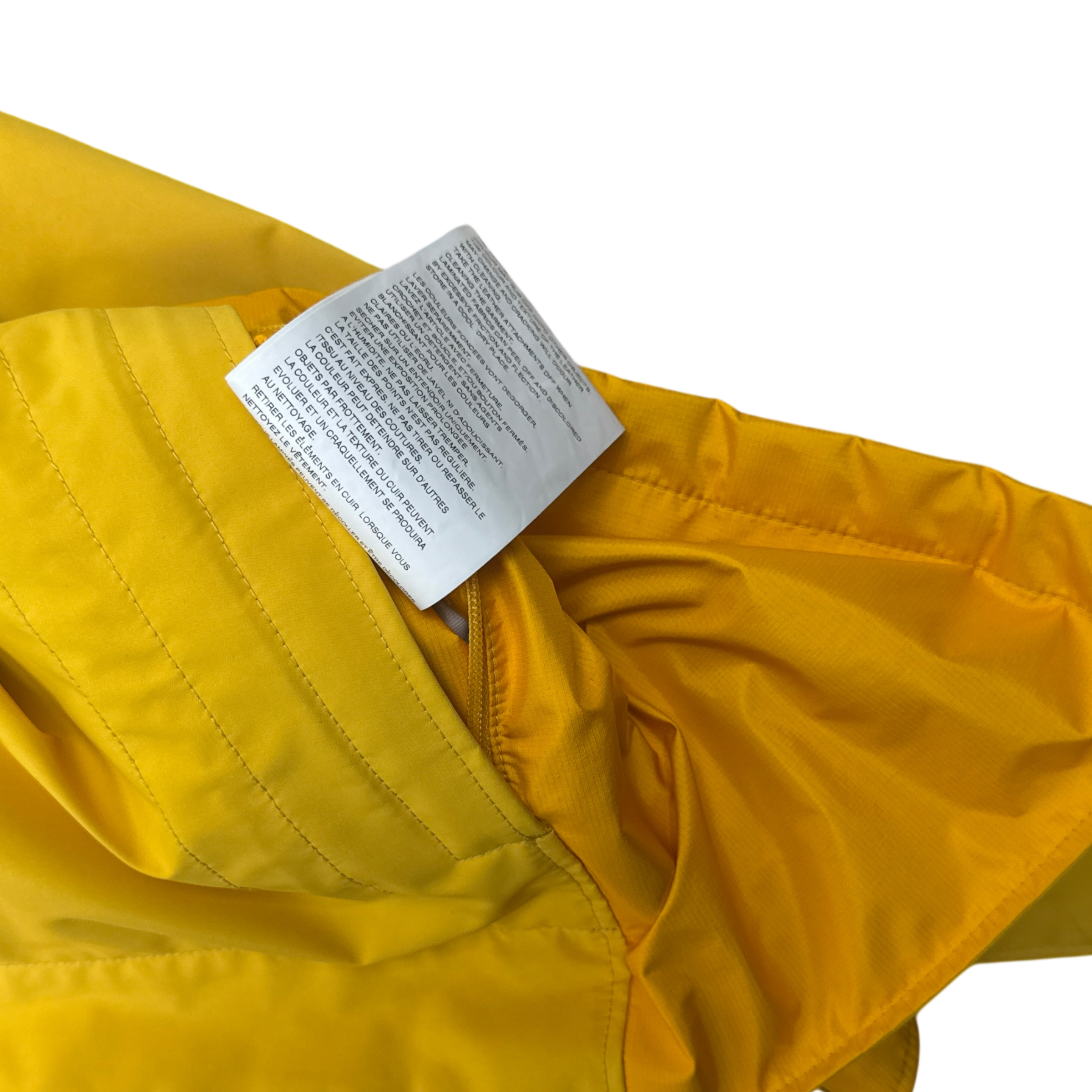 Junya Wantanabe MAN Comme Des Garçons AD2018 Mountain Jacket (With Bag) Yellow/Camo (Fits M-L)