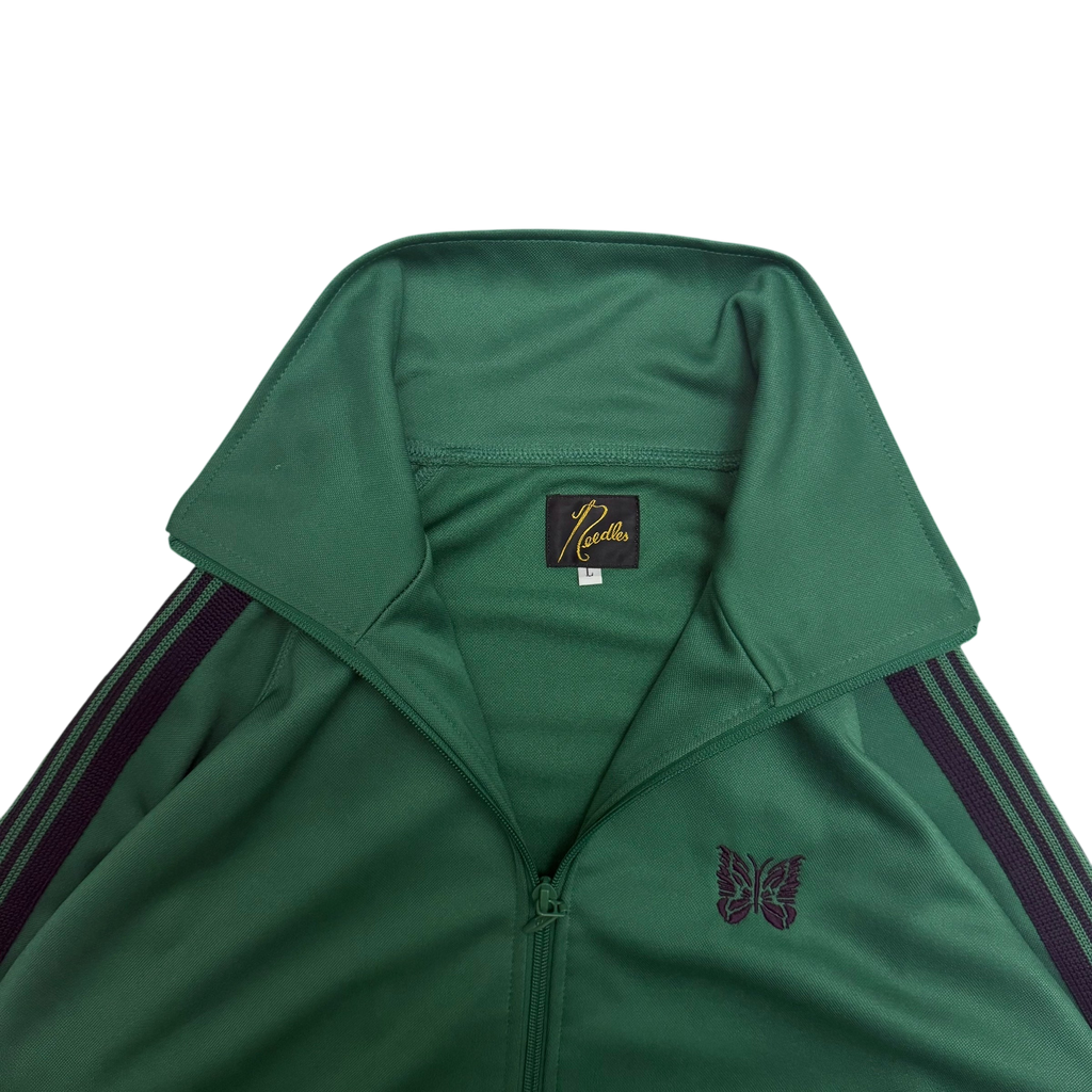 Needles Poly Smooth Track Jacket Green / Purple (Size L)