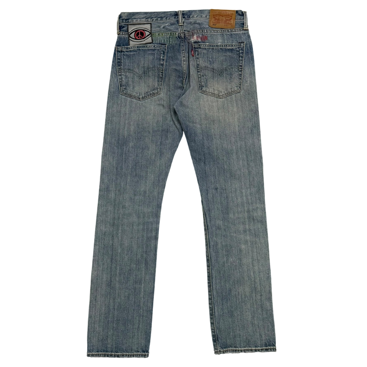 Levi’s 513 Custom Patchwork Jeans (Size 31”)