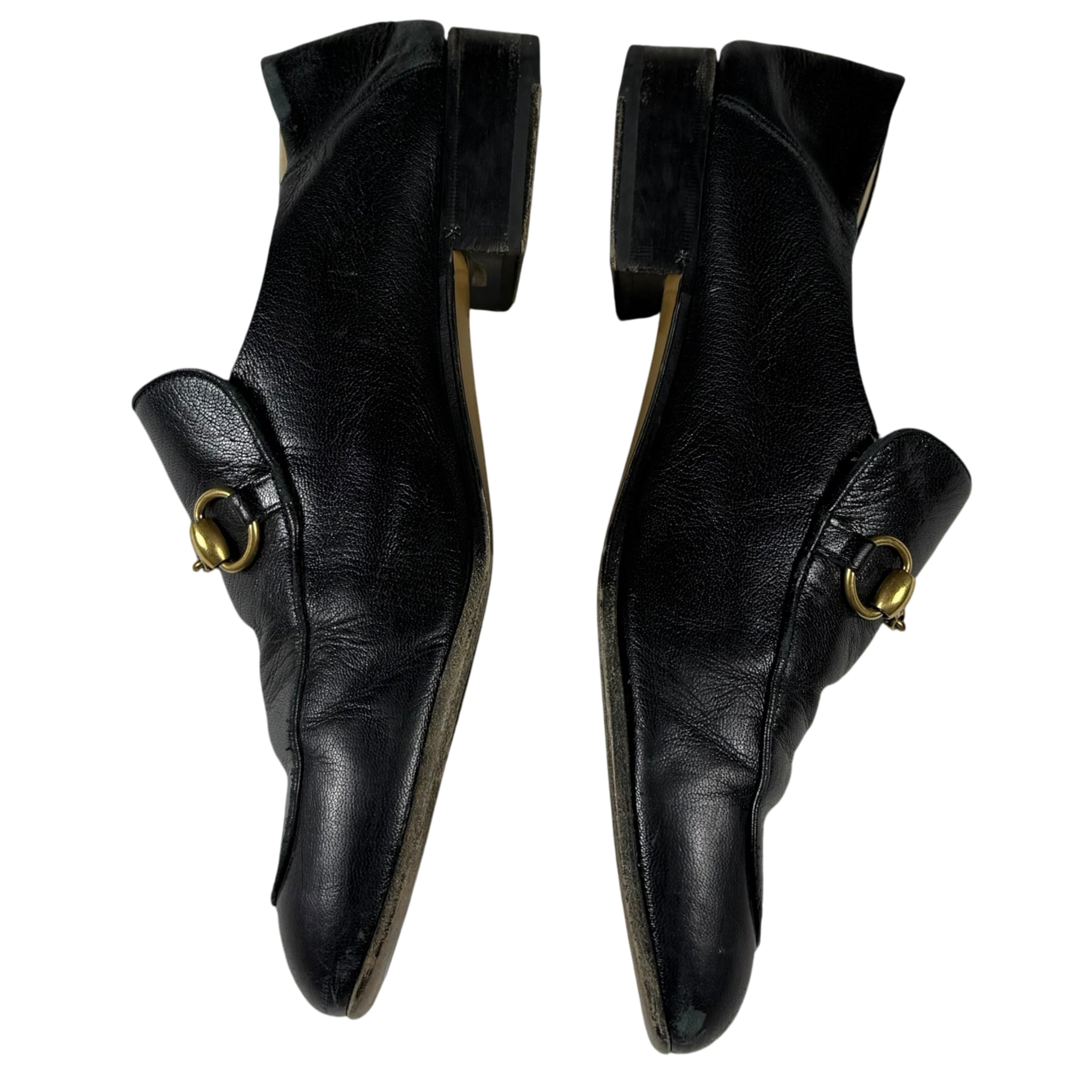 Gucci Jordaan Horsebit Leather Loafers Black (fits US10.5-11)