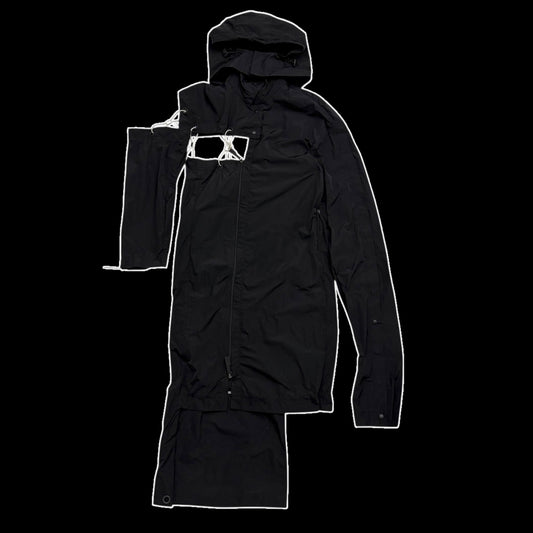 A-COLD-WALL* (ACW) Asymmetrical Nylon Chain Turncoat (Fits S-XL)
