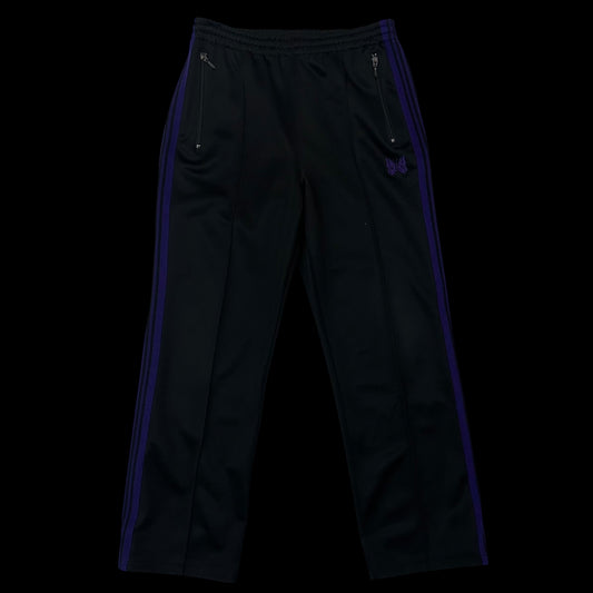 Needles Poly Smooth Track Pants Black/Purple (Size S)