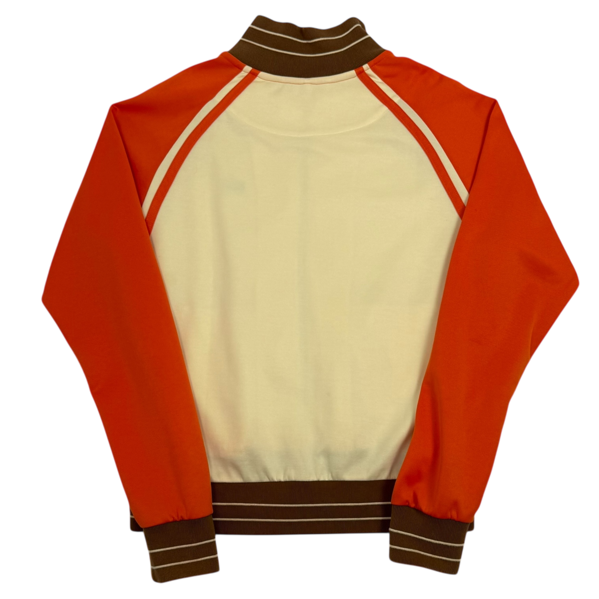 Wales Bonner Percussion Track Jacket Cream/Orange (Fits S-M)