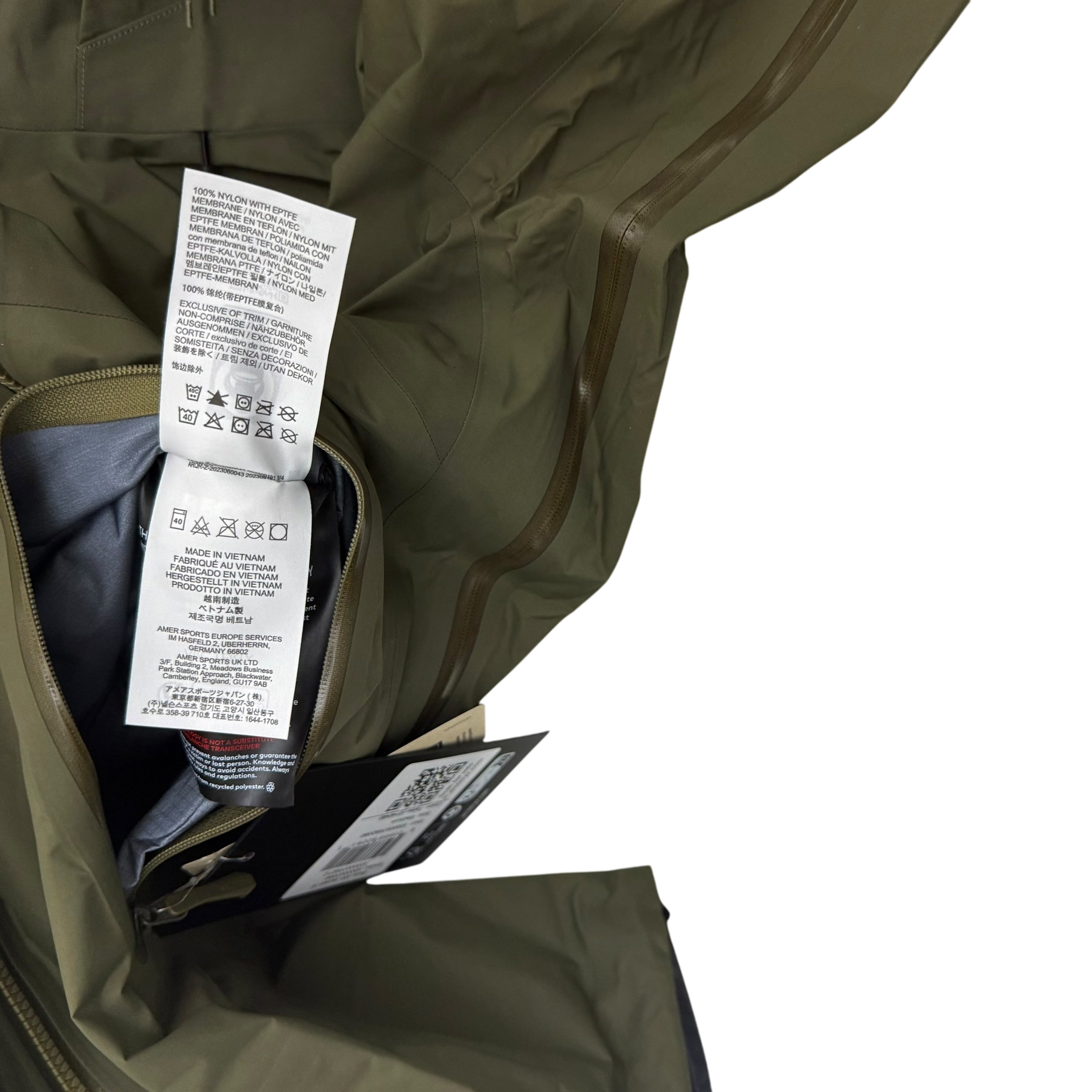 Arc'teryx Beta AR Gore-Tex Pro Jacket ‘Tatsu’ Green (Size M)