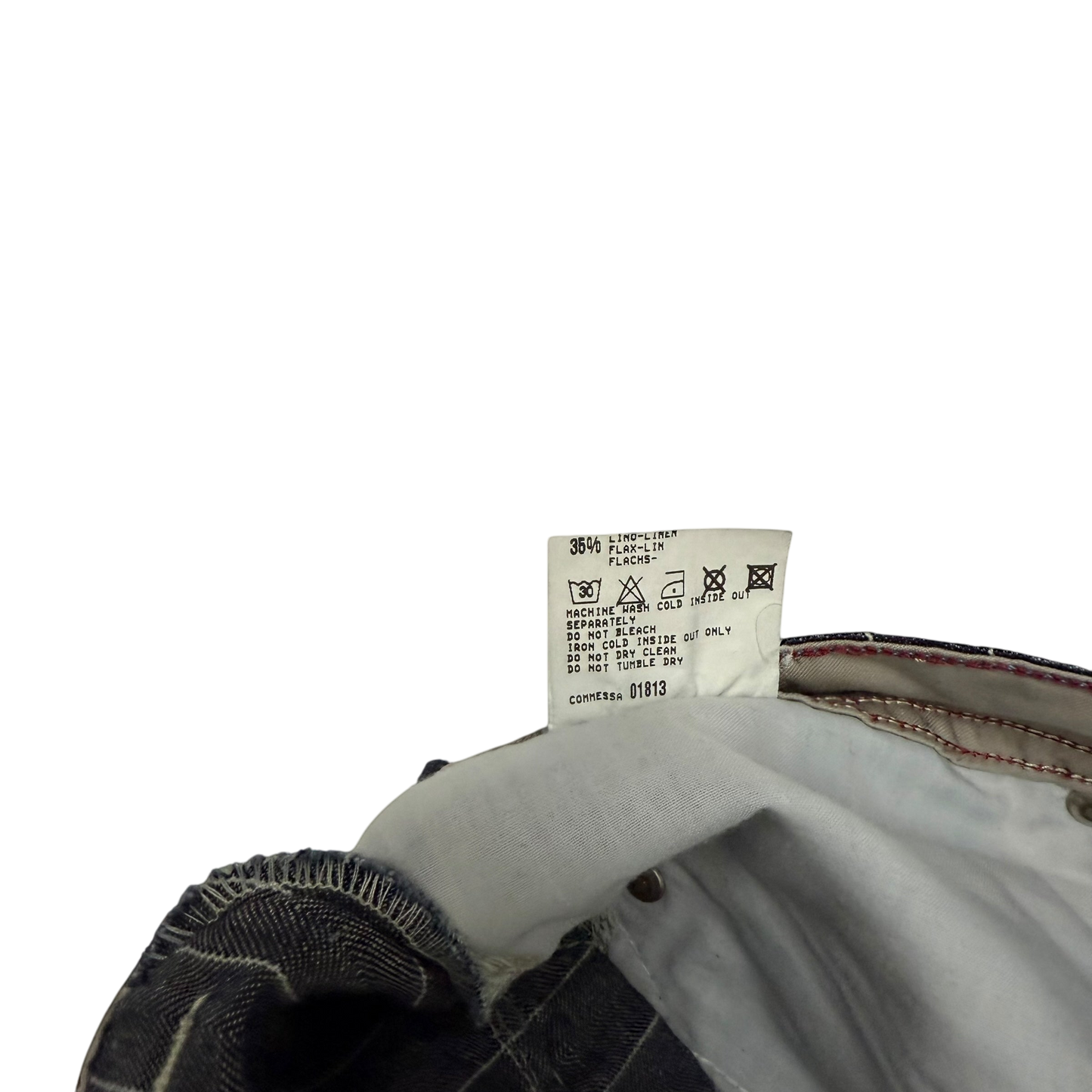 Marithé François Girbaud 2000s Pinstripe Jeans (Fits 32”)