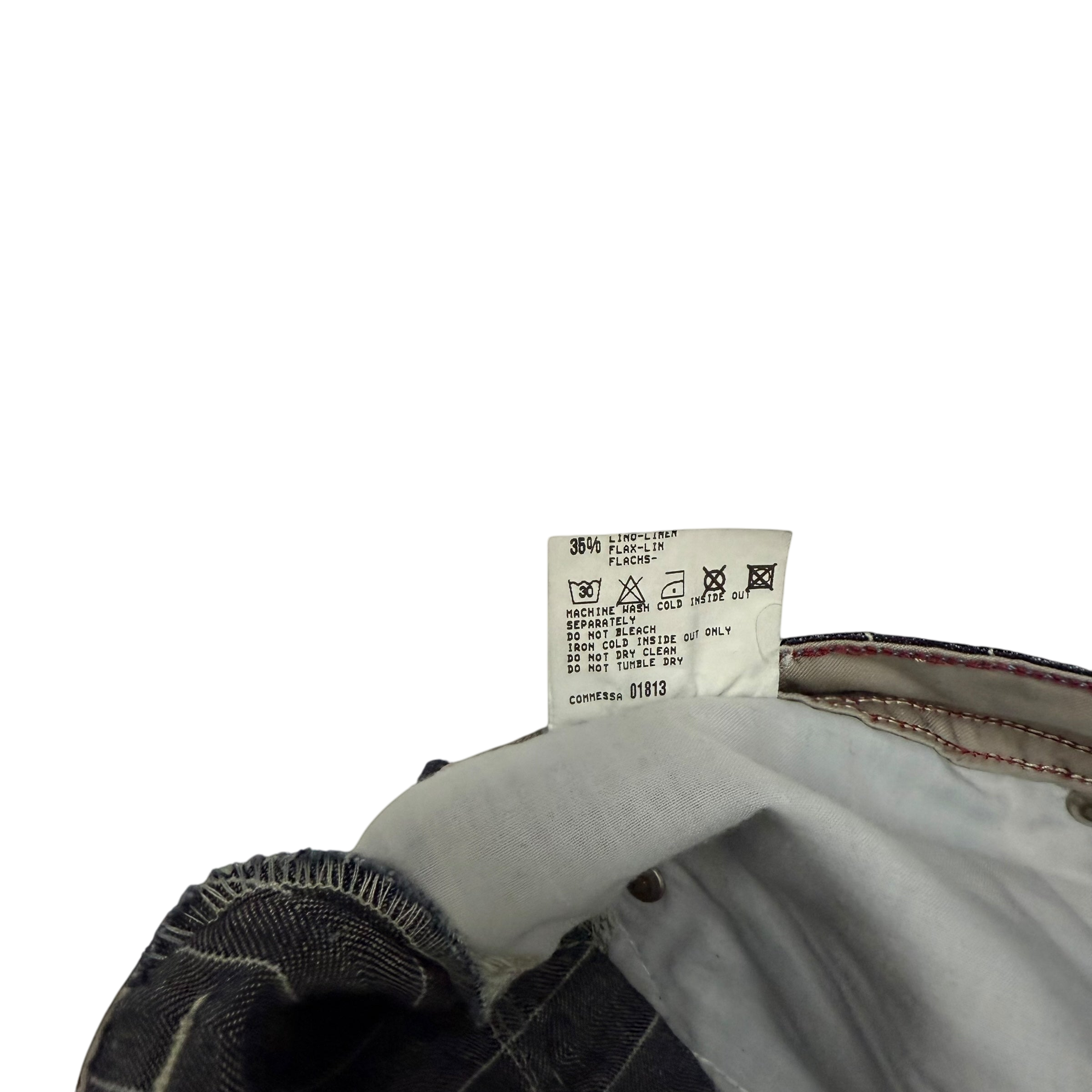 Marithé François Girbaud 2000s Pinstripe Jeans (Fits 32”)