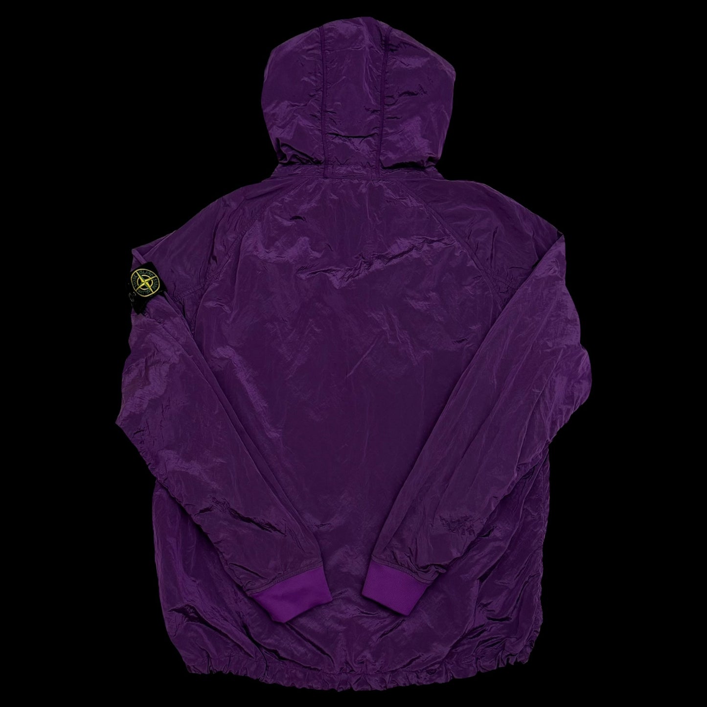 Stone Island 2018 Nylon Metal Smock Jacket Purple (Size XL)