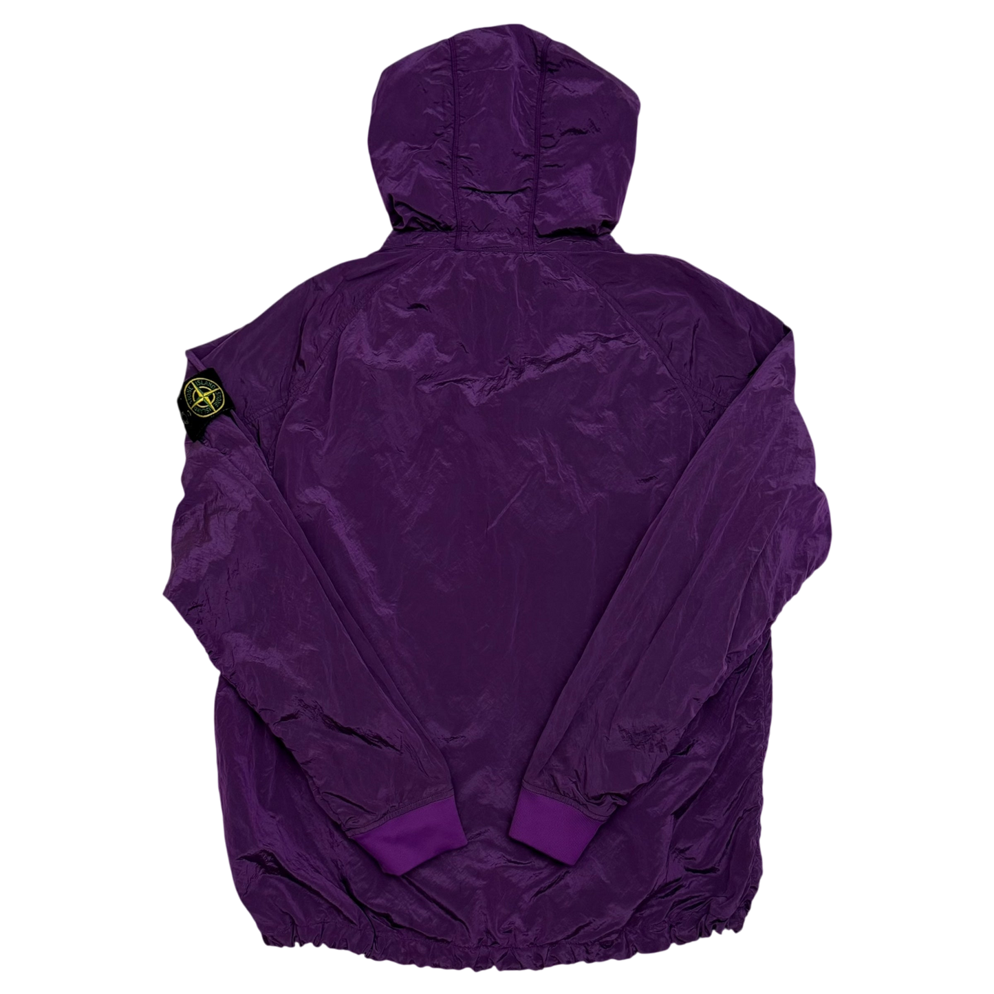 Stone Island 2018 Nylon Metal Smock Jacket Purple (Size XL)