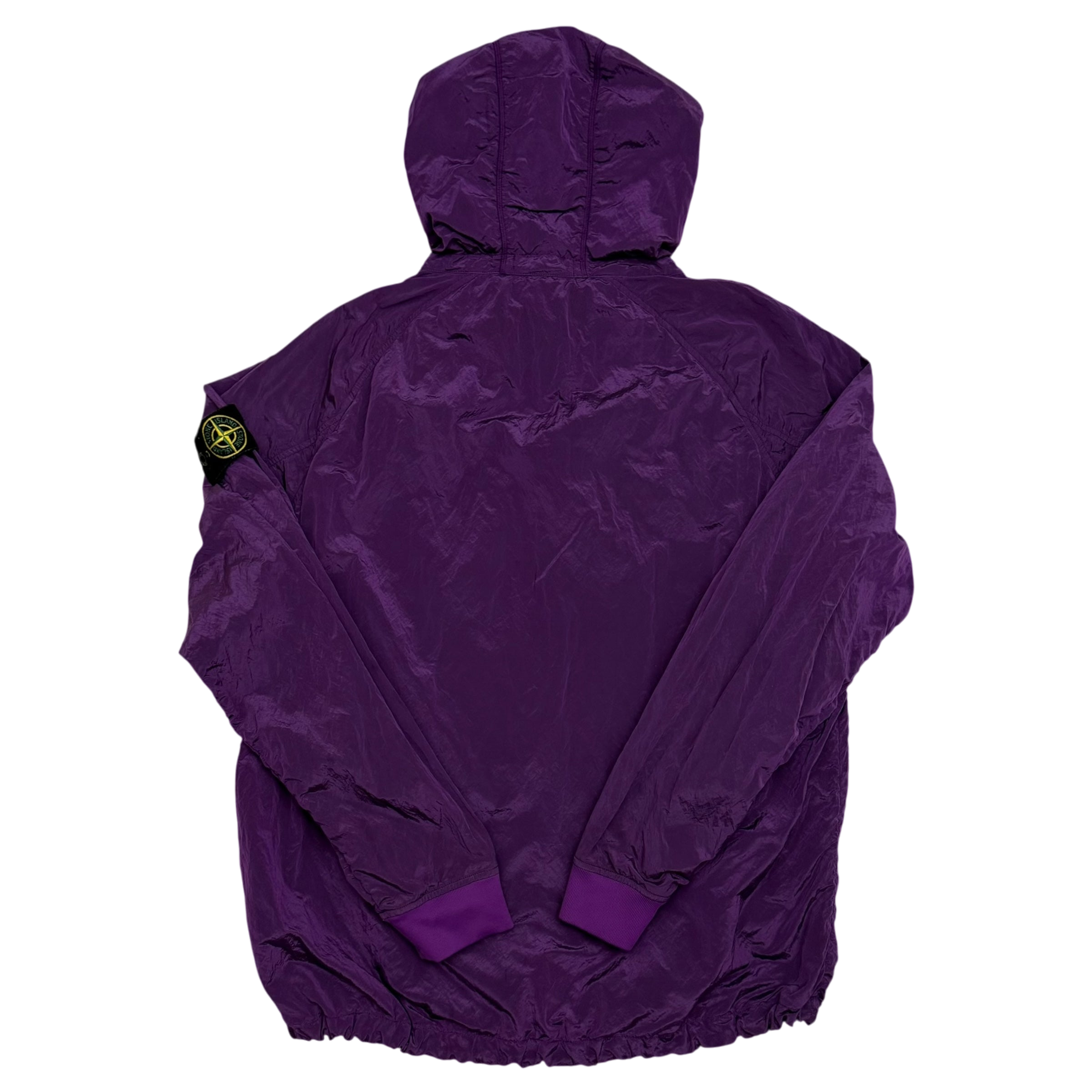 Stone Island 2018 Nylon Metal Smock Jacket Purple (Size XL)