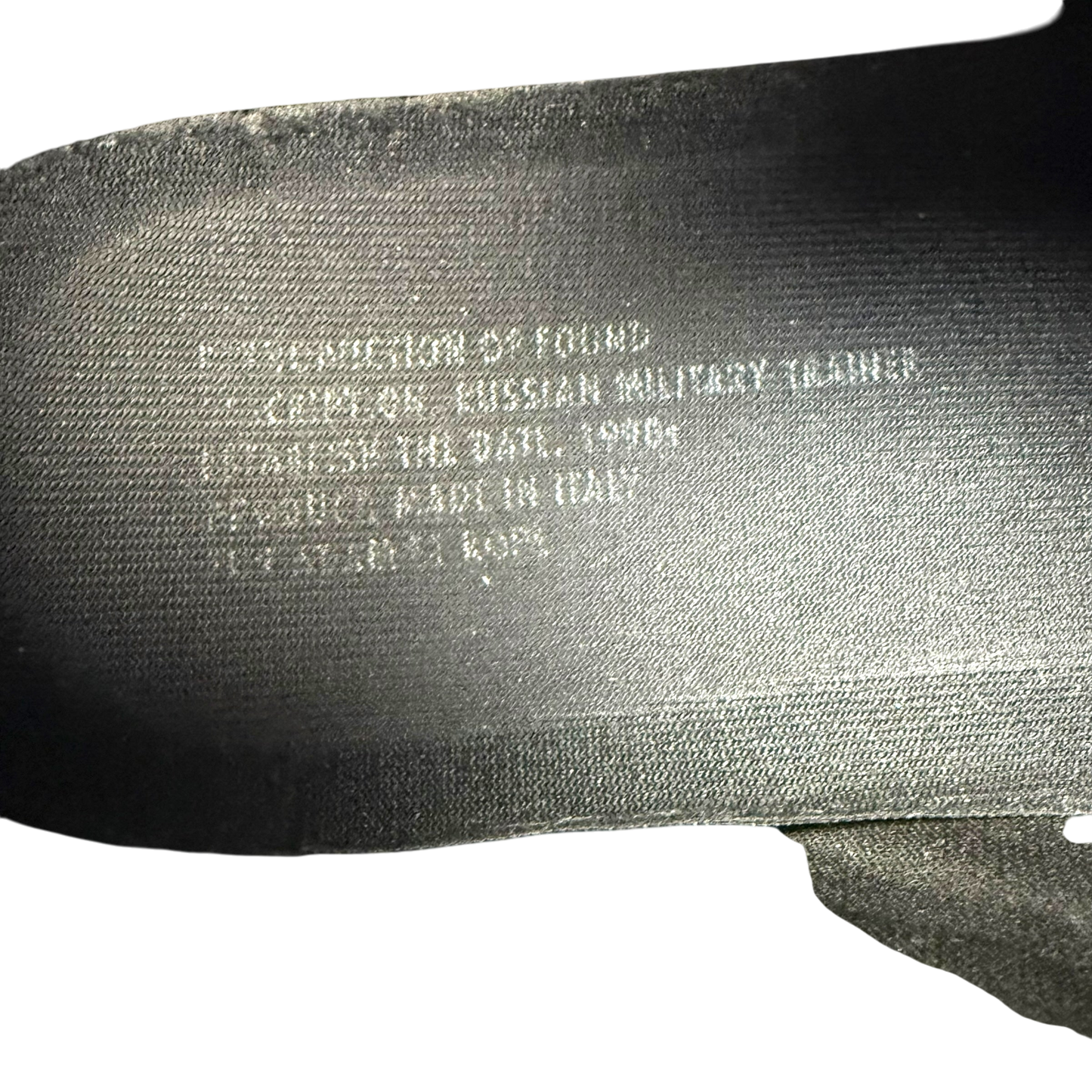 Reproduction Of Found White 6400CE Russian Military Trainers (US10/EU43)