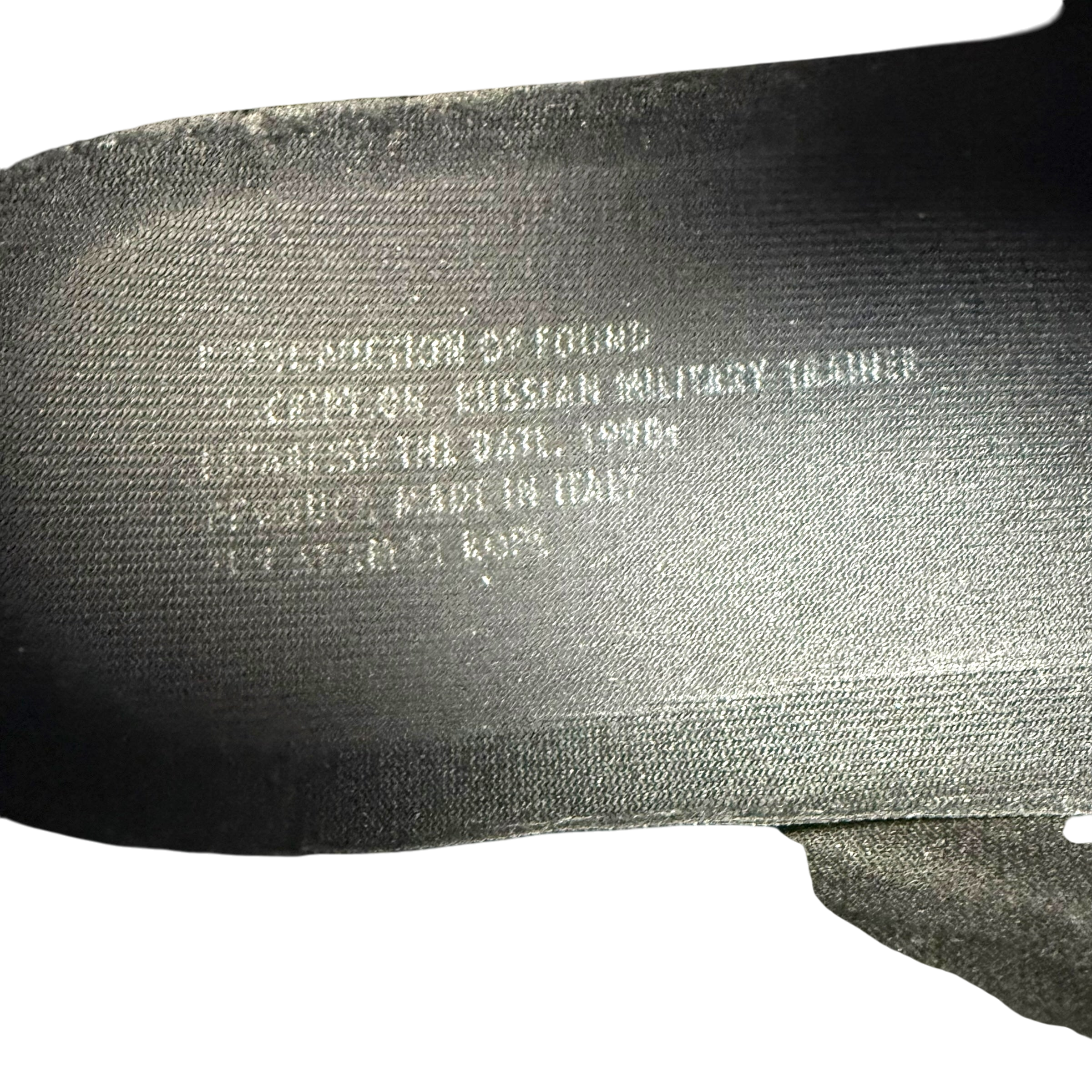 Reproduction Of Found White 6400CE Russian Military Trainers (US10/EU43)