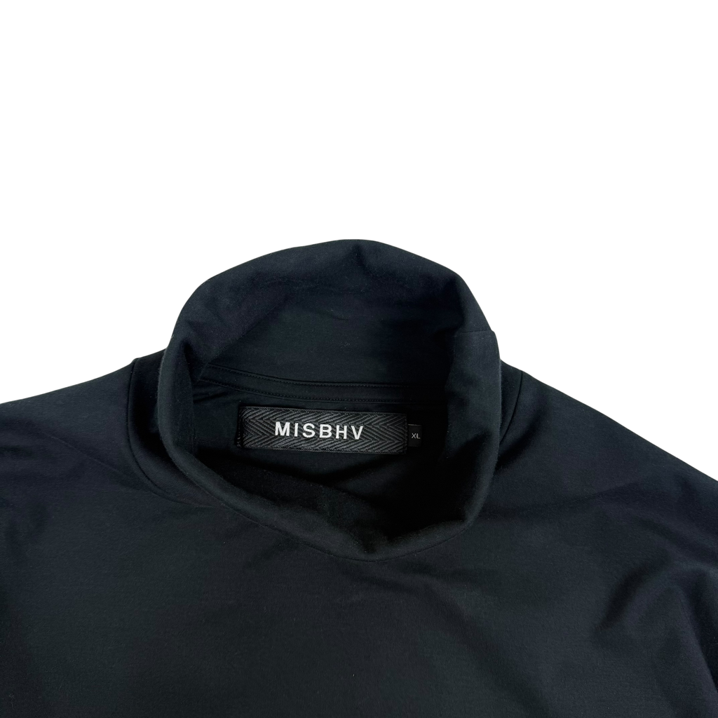 MISBHV Turtleneck Long Sleeve Top Black (Size XL)