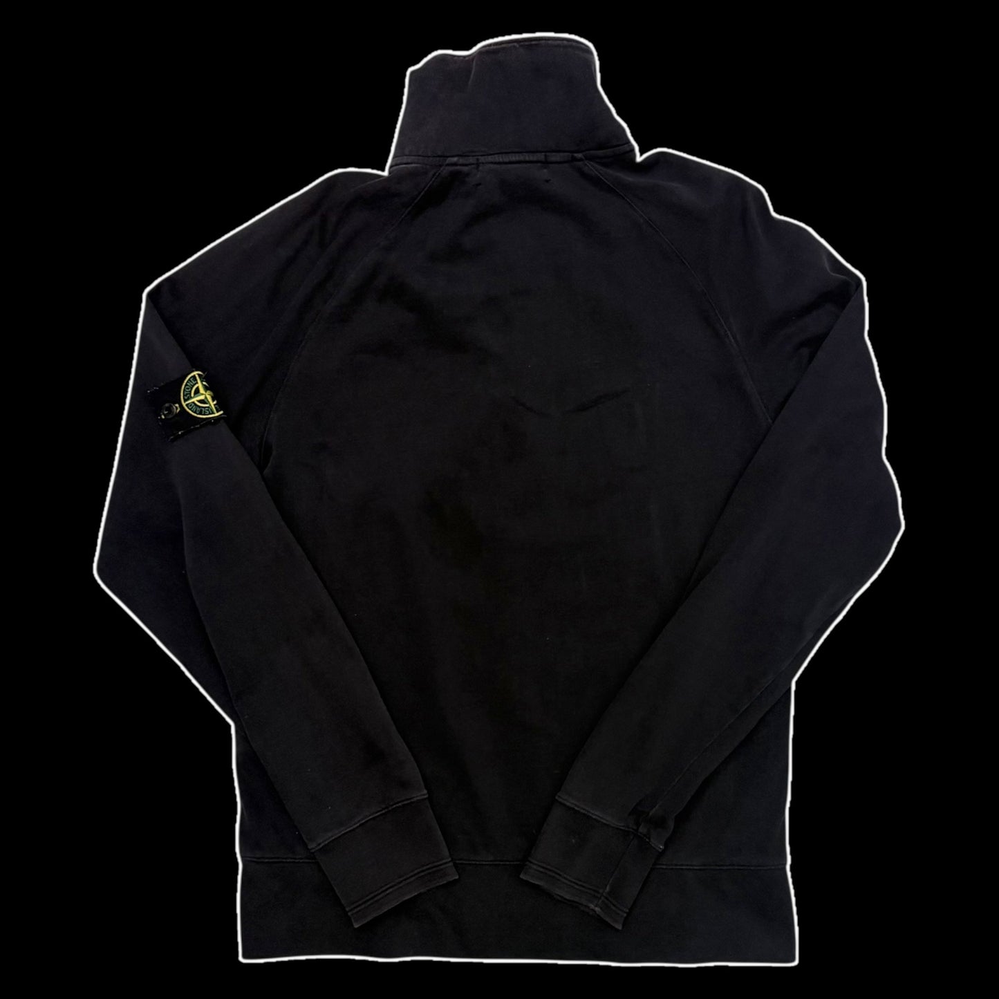 Stone Island SS 2010 Black Quarter Zip Sweatshirt (Size M)