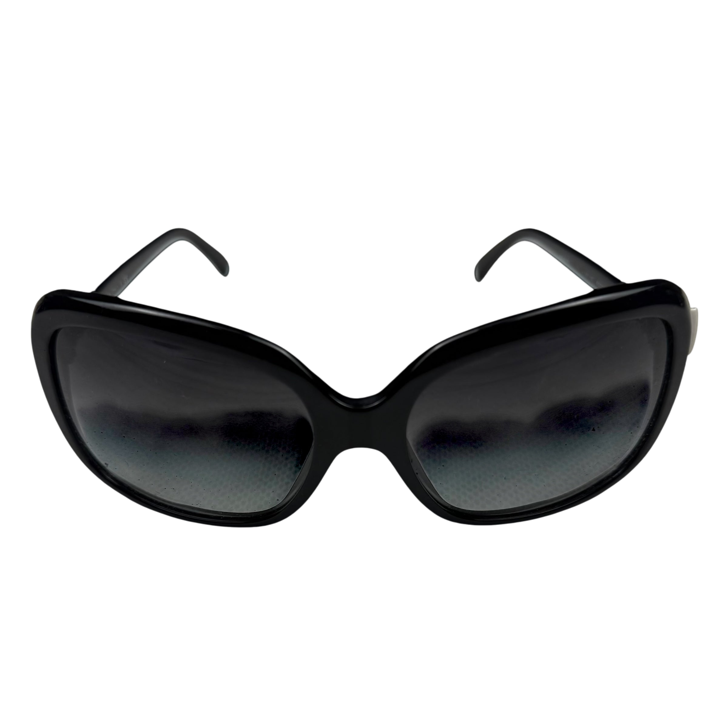 Chanel Bow Sunglasses Black/White