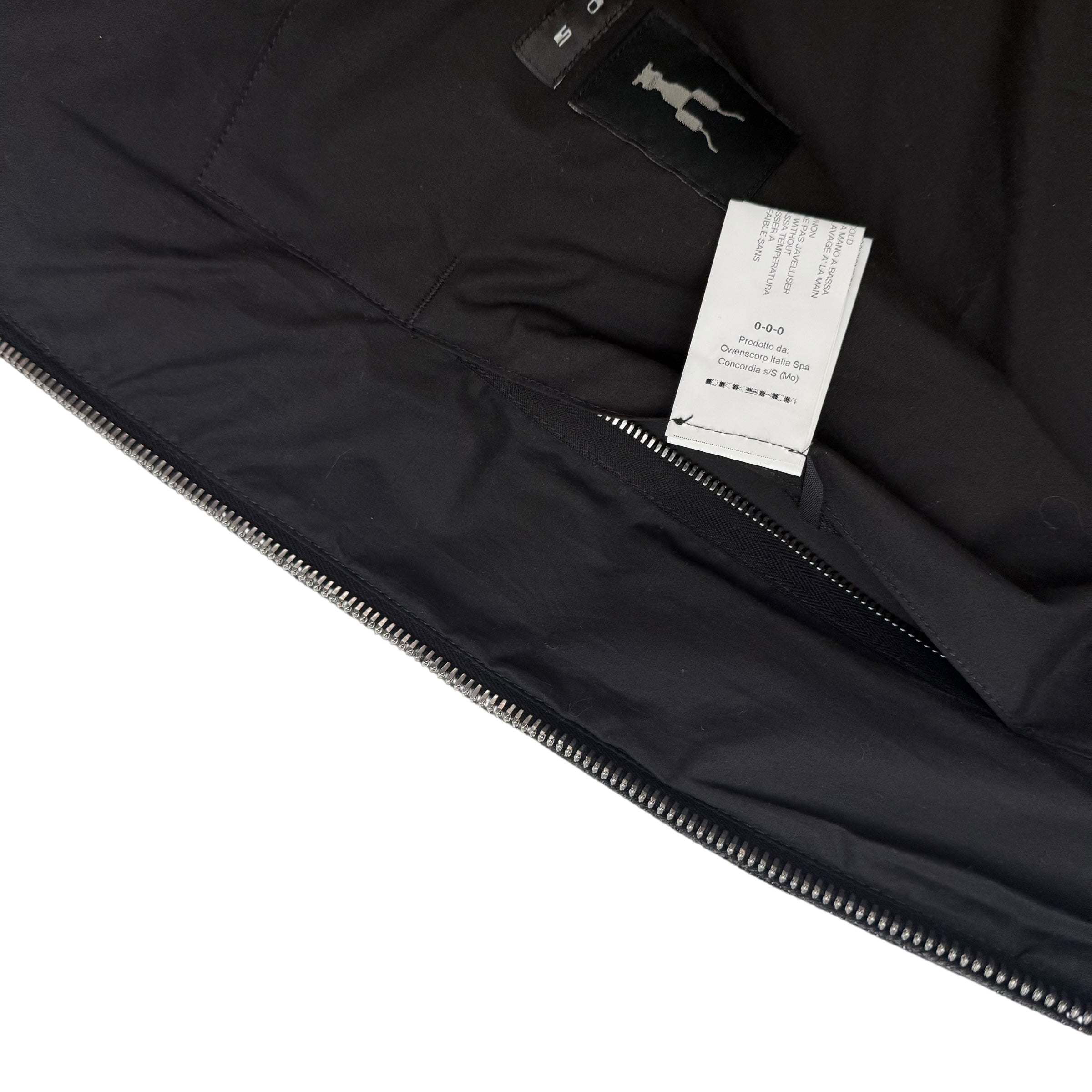 Rick Owens DRKSHDW SS17 Sample ‘Black Rubber’ Walrus Jacket (Fits S-M)