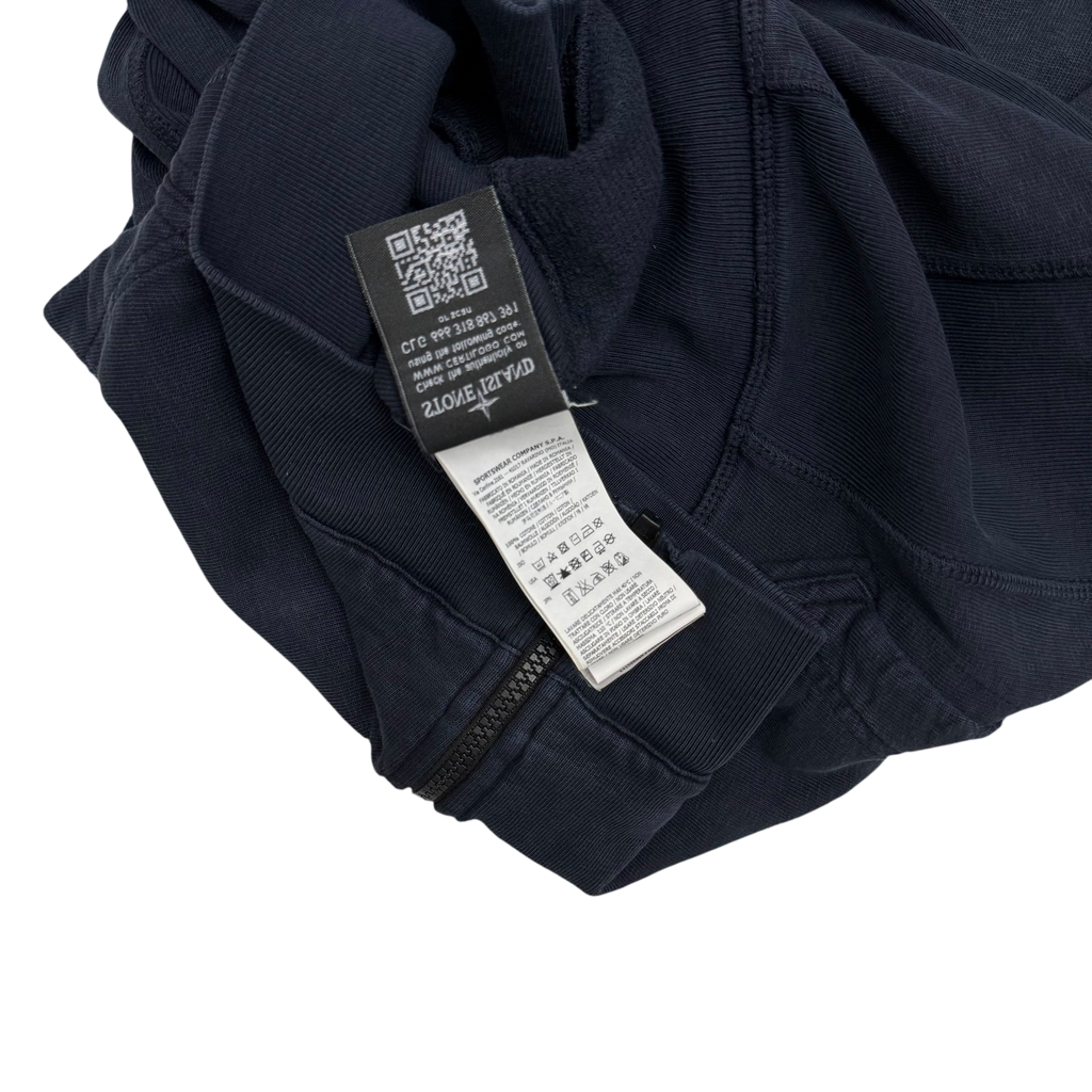 Stone Island Full Zip Sweatshirt Navy(Size XXL)