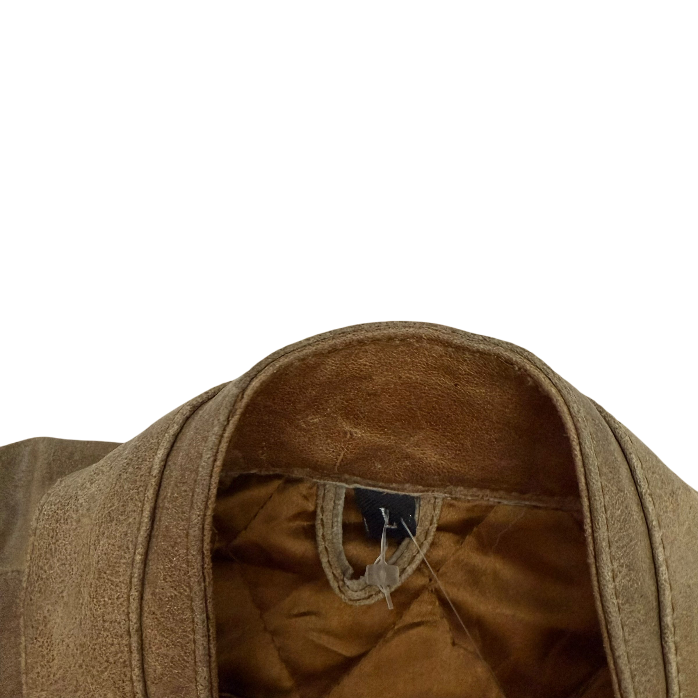 90s Porsche Turbo 911 Leather Racing Jacket Brown (size L)