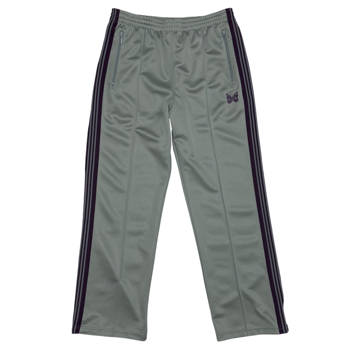 Needles Poly Smooth Track Pants Baby Blue/ Purple (Size M)