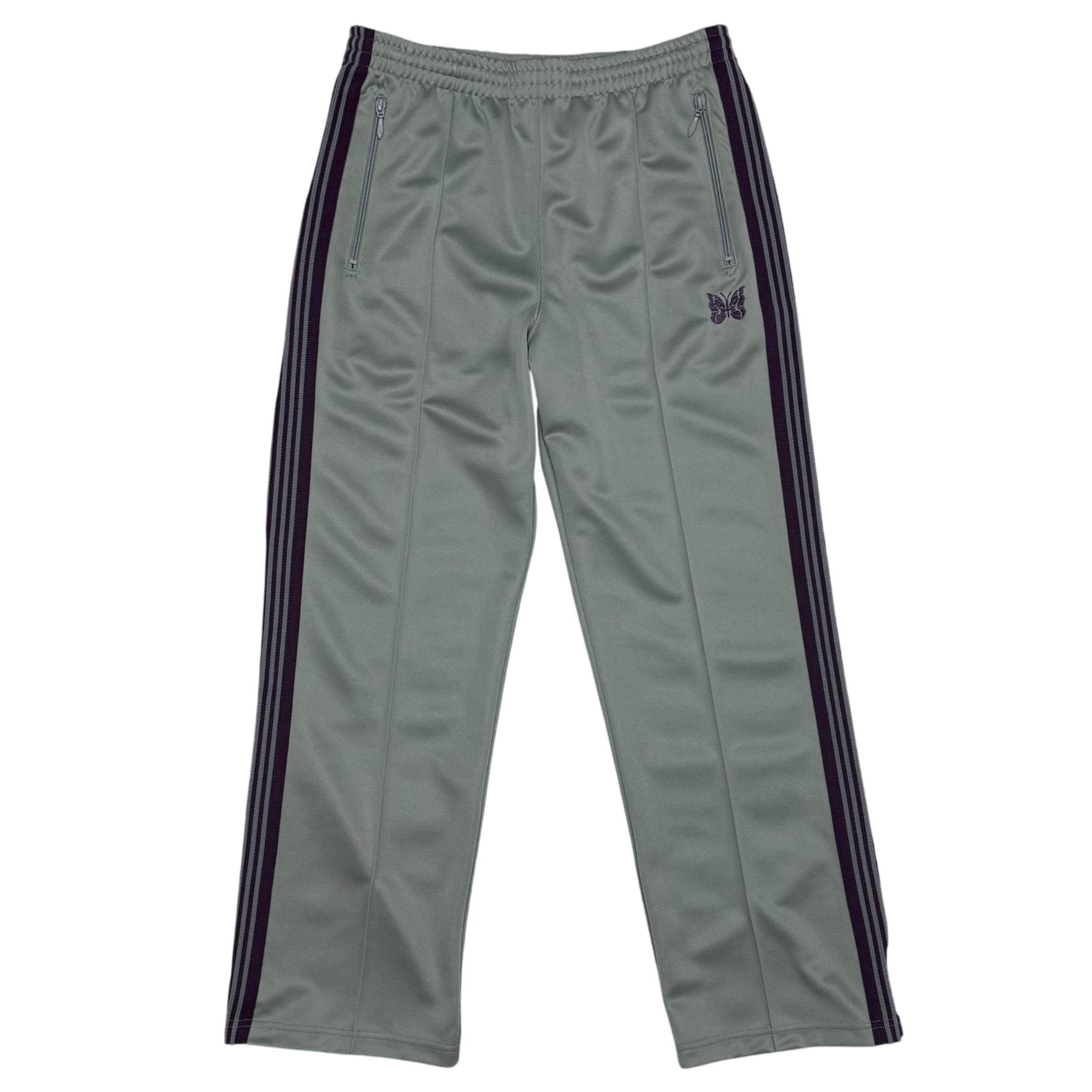 Needles Poly Smooth Track Pants Baby Blue/ Purple (Size M)