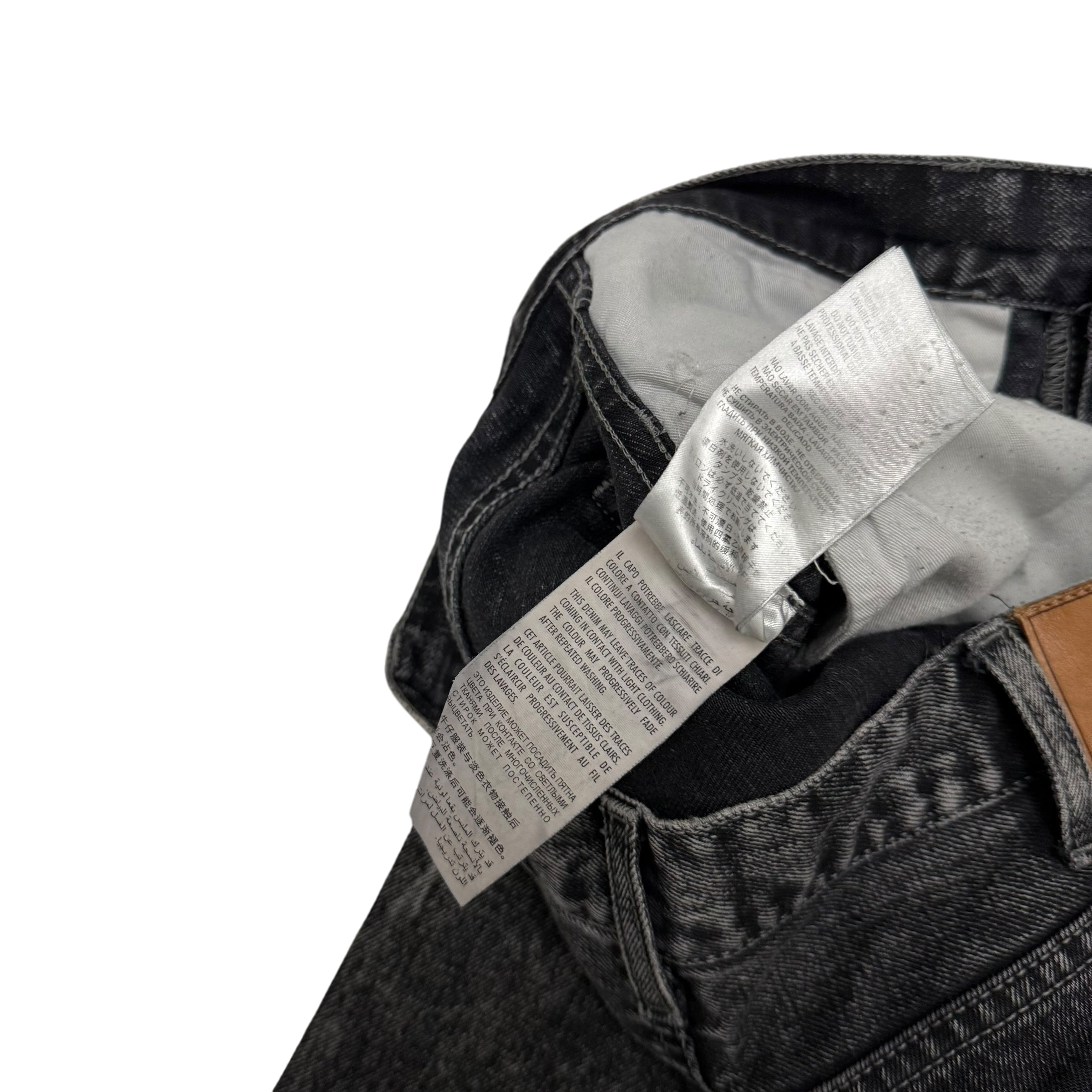 Gucci Washed Black Slim Fit Jeans (Size 32”)