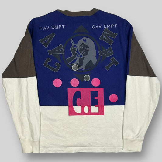 Cav Empt Colour Block Graphic Sweater (Fits S/M)