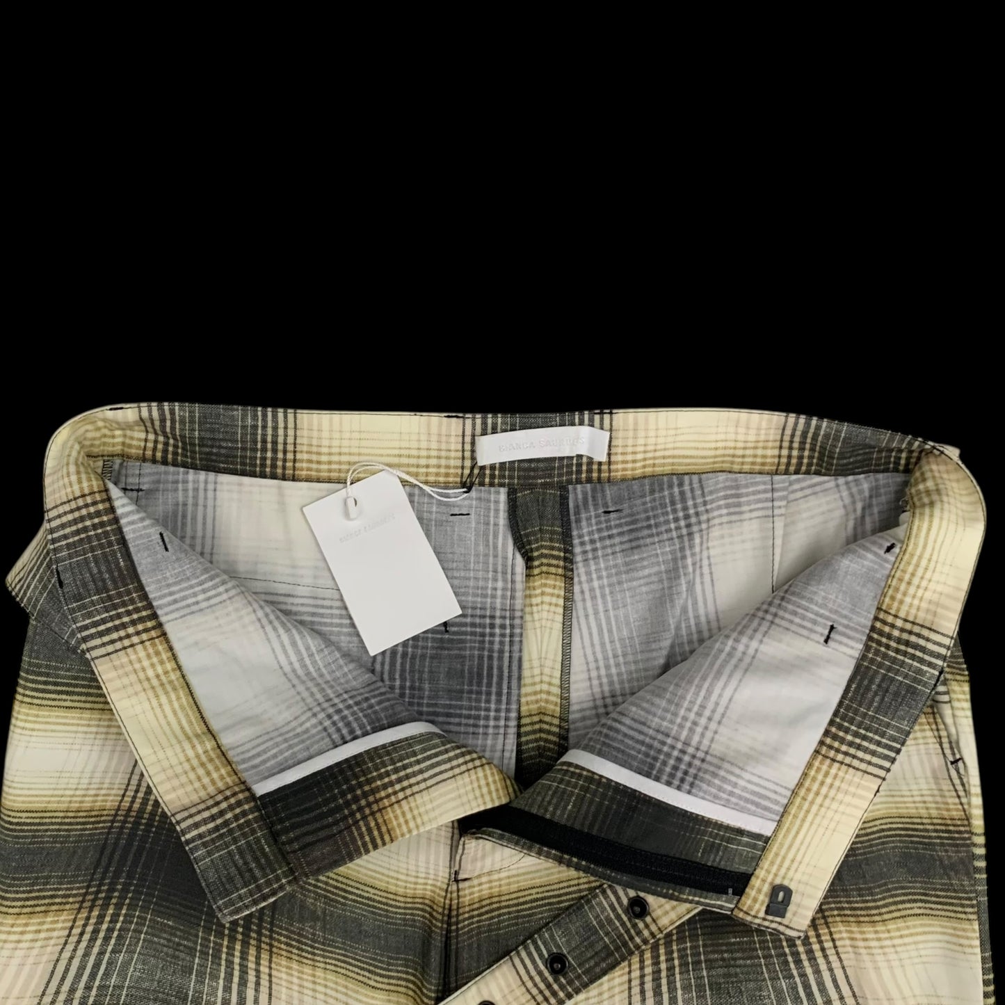 Bianca Saunders SS22 Optitcal Check Trousers (Size L)