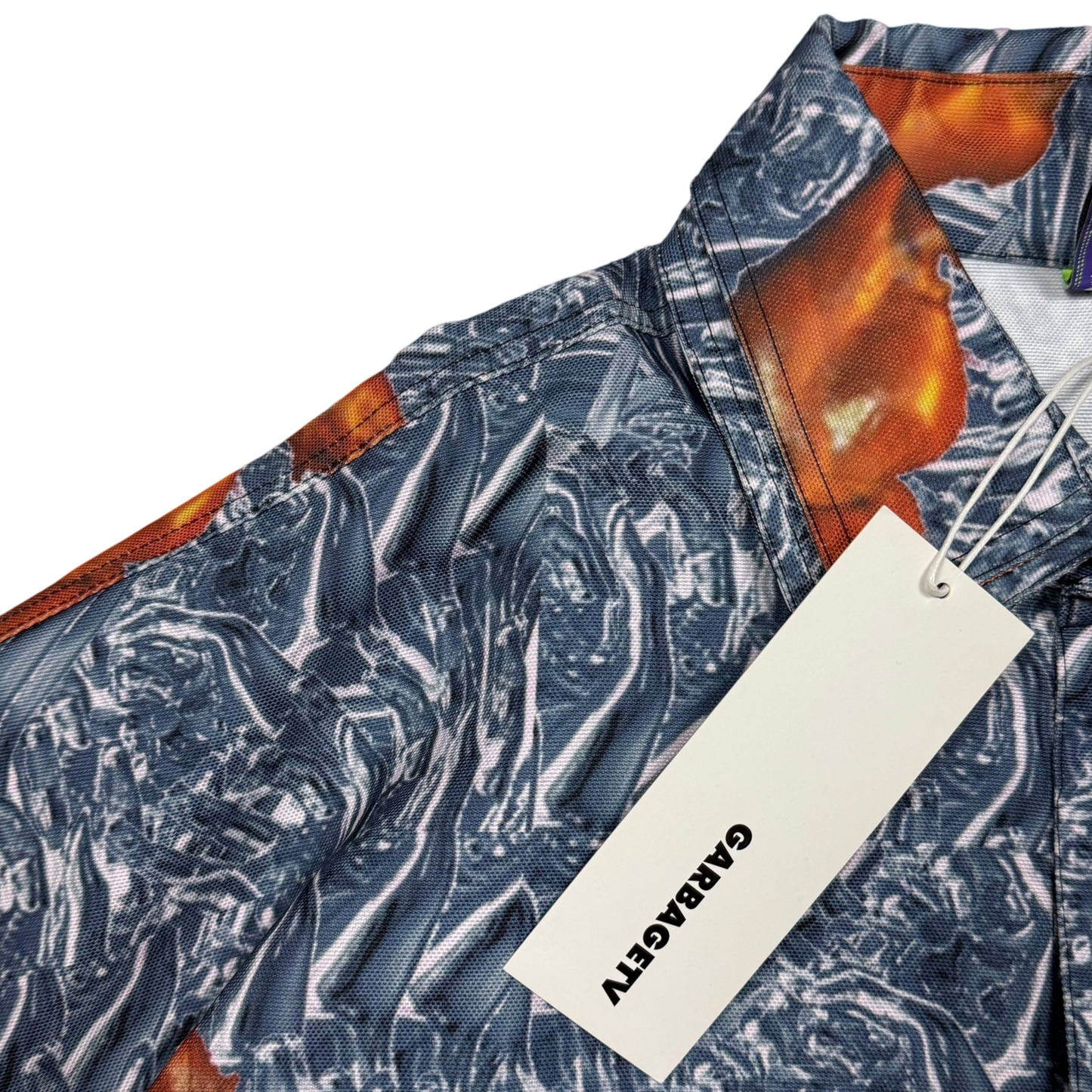 GarbageTV Fifo Jacket Chrome Hands Blue Multi Colour