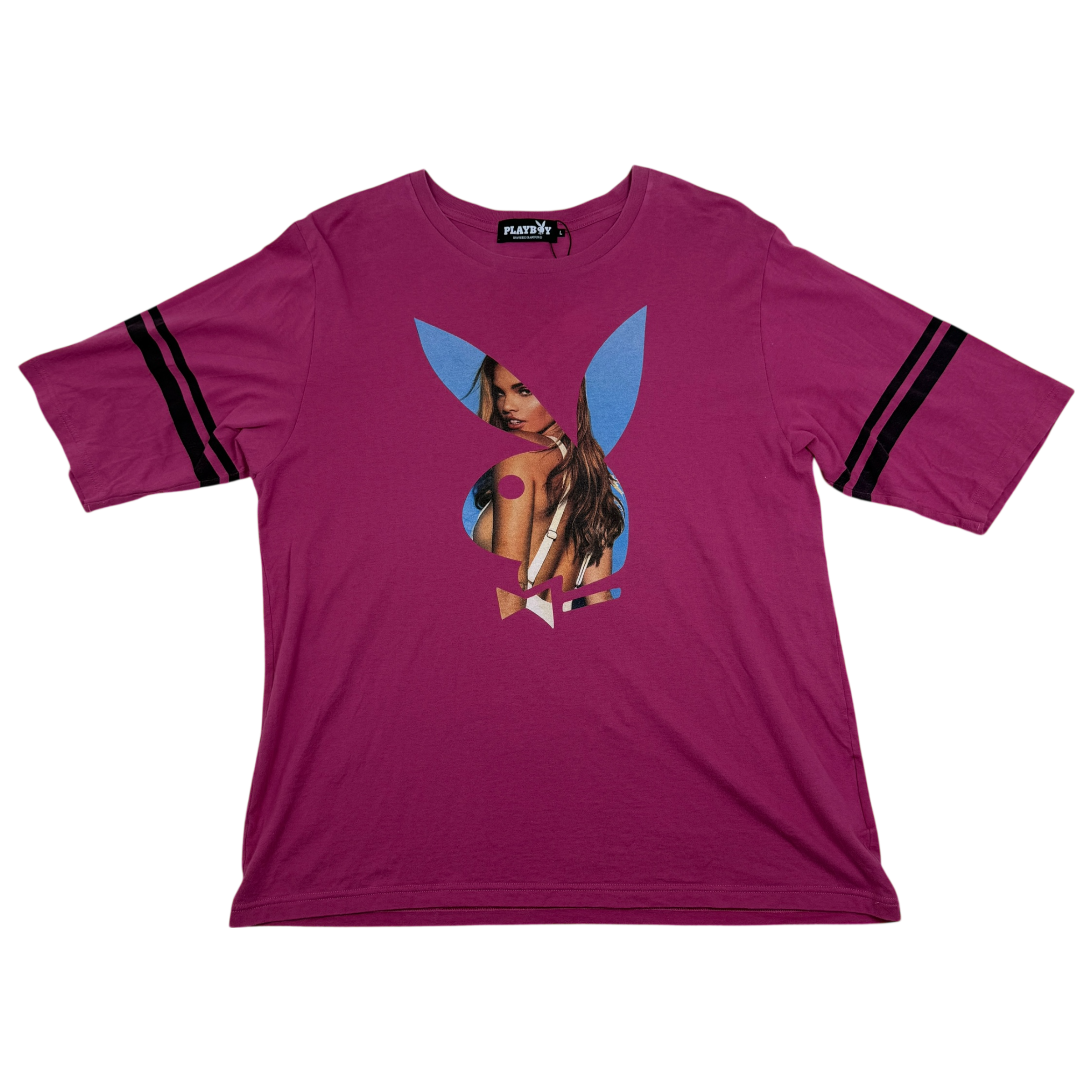 Hysteric Glamour x Playboy Graphic T-Shirt Pink (Size L)