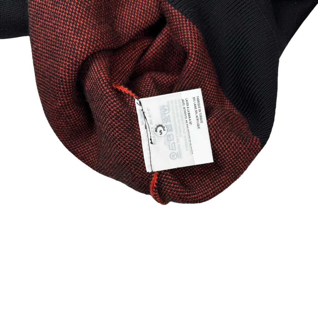 Gosha Rubchinskiy AW18 Enemy ВРАГ Turtleneck Sweatshirt Black (Size XL)