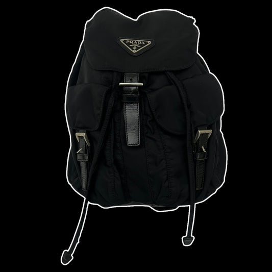 Prada Tessuto Nylon Backpack Black