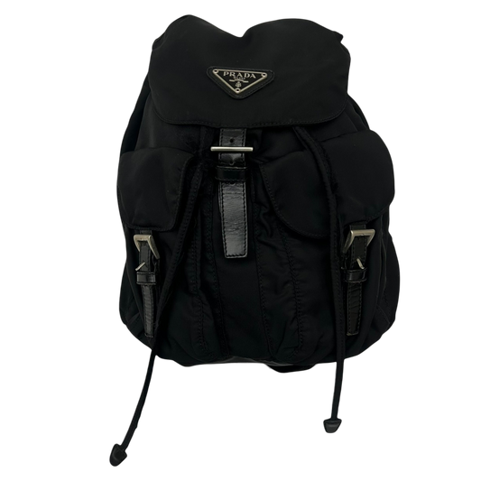 Prada Tessuto Nylon Backpack Black