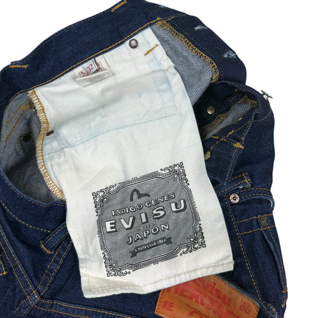 Evisu 00s Dot Daicock Japanese Denim Jeans (Size 32”)