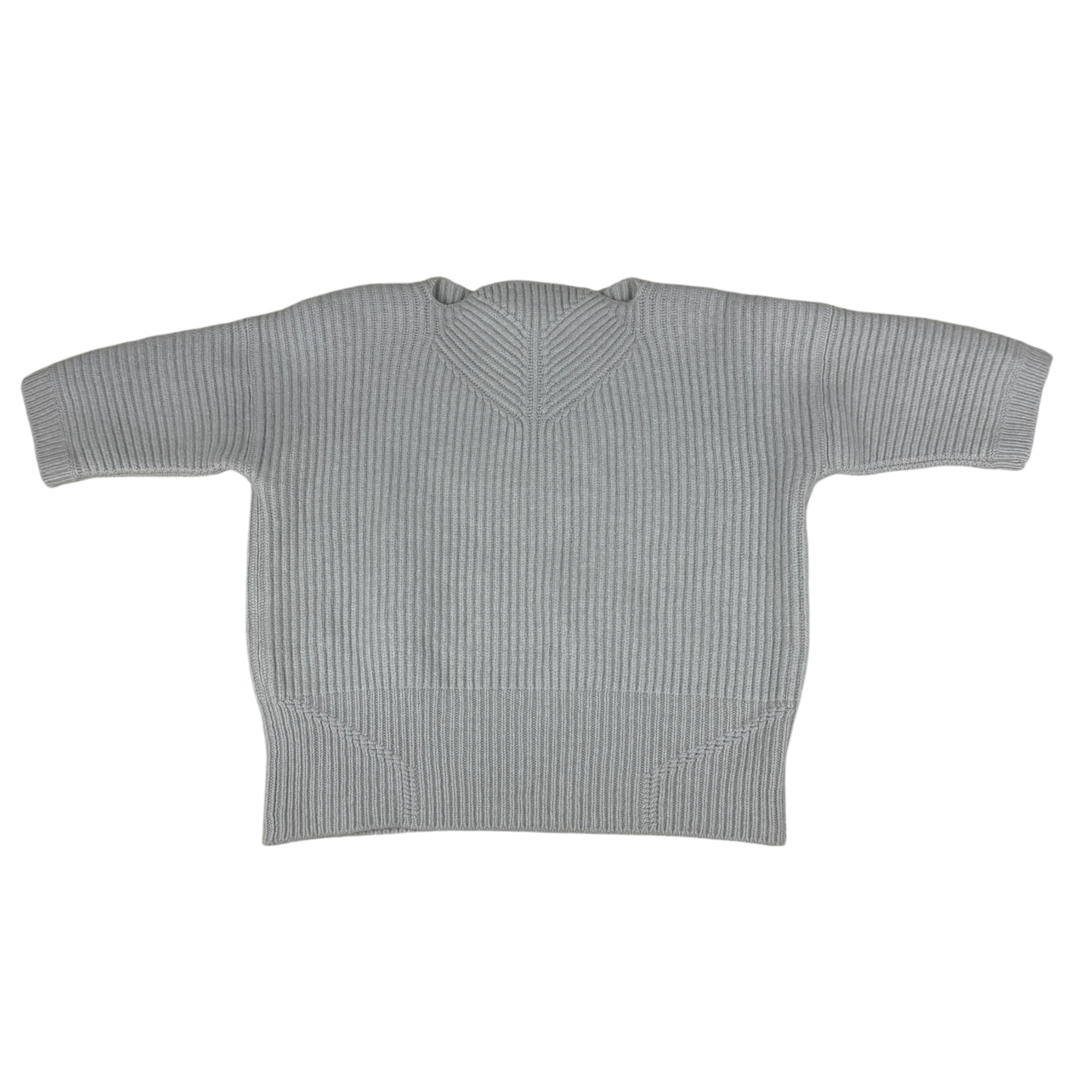 Jil Sander Wool/Cashmere Blend Knit T-Shirt Grey (Size 40)