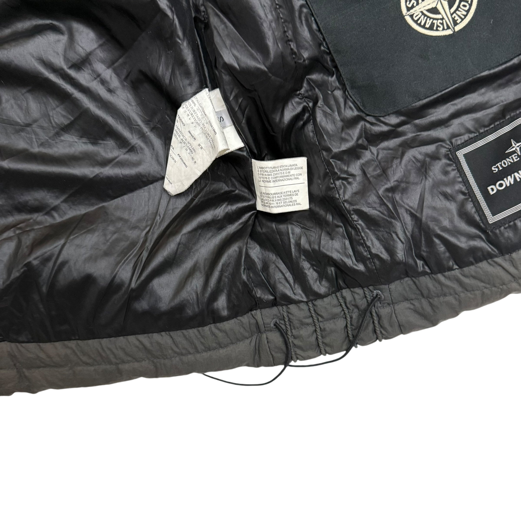 Stone Island AW 2009 Opaque Nylon Tela Down Gilet Brown (Size S)