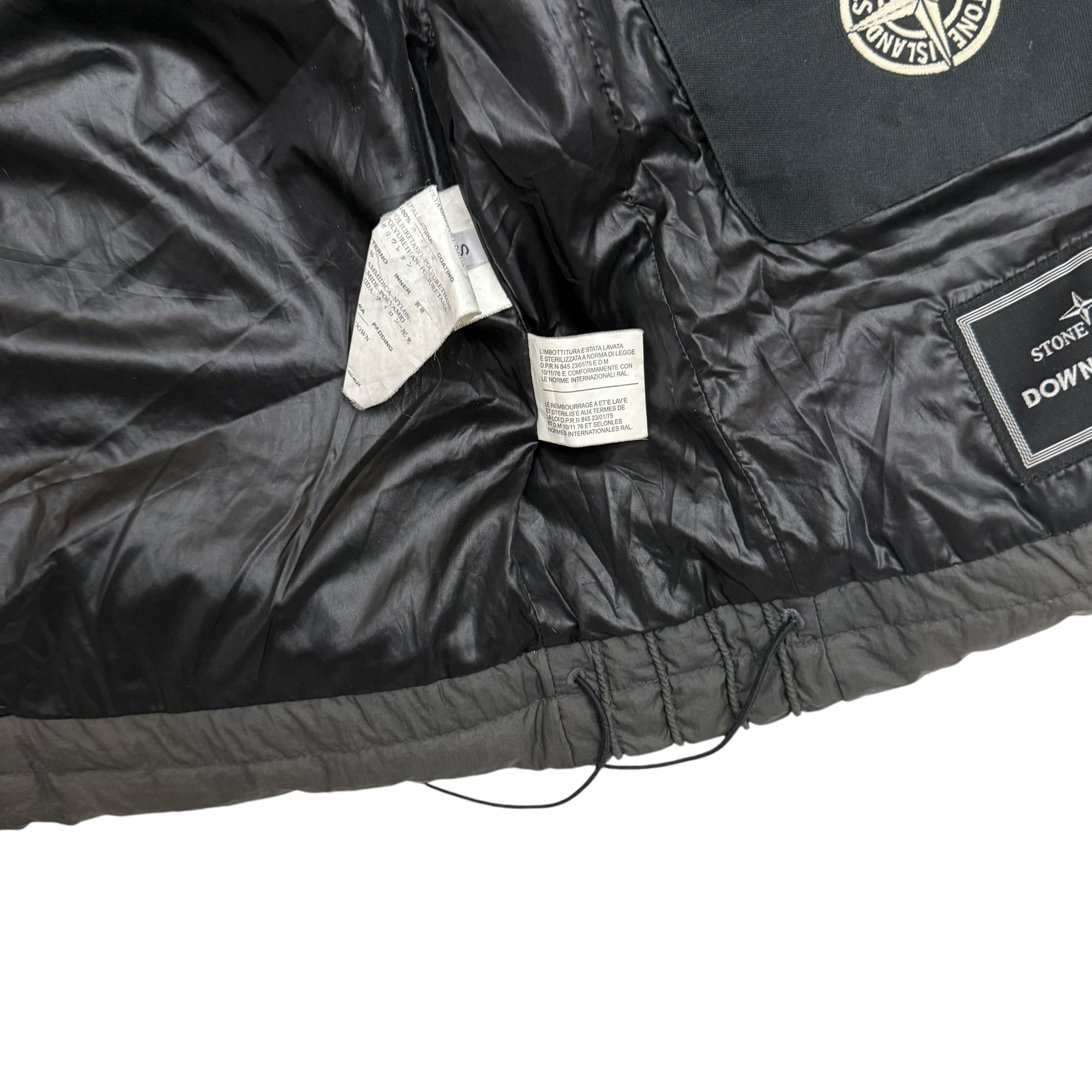 Stone Island AW 2009 Opaque Nylon Tela Down Gilet Brown (Size S)