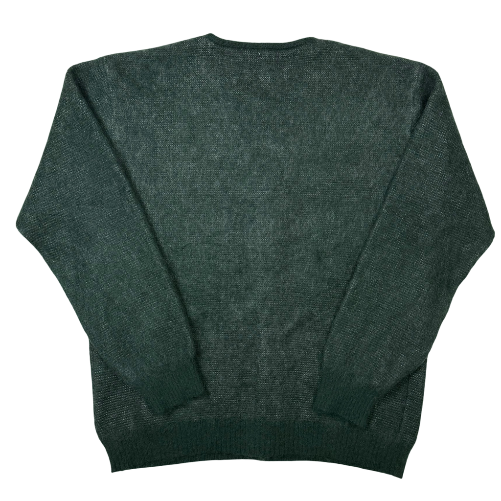 Needles AW22 Mohair Diamond Cardigan Purple & Green (Size L)