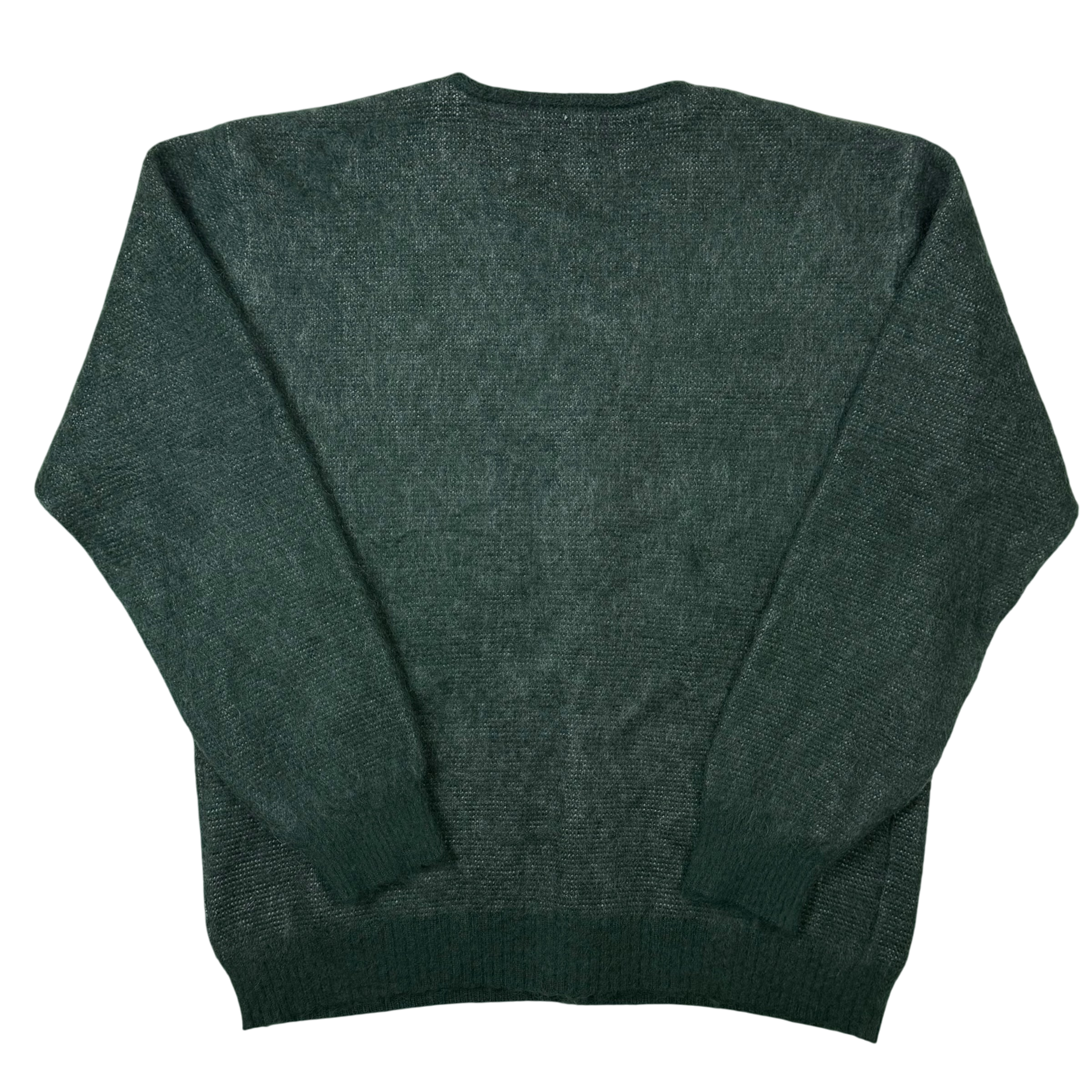 Needles AW22 Mohair Diamond Cardigan Purple & Green (Size L)