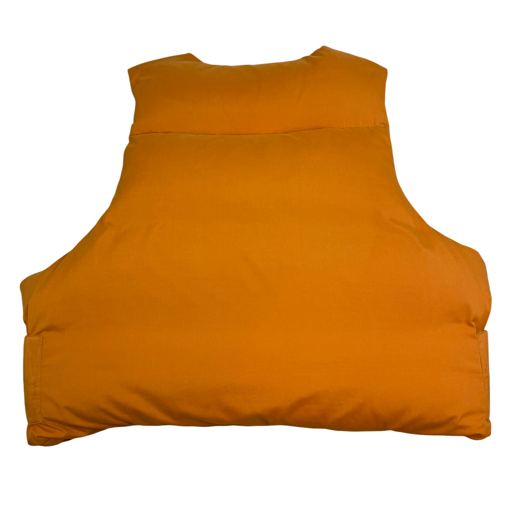 Entire Studios Down Pillow Vest Orange (Size M)