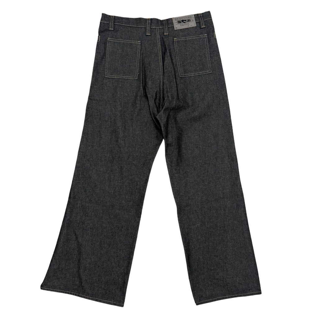 Kraftwork SS 2025 Uniform Pleated Denim Jeans (Fits 34”)