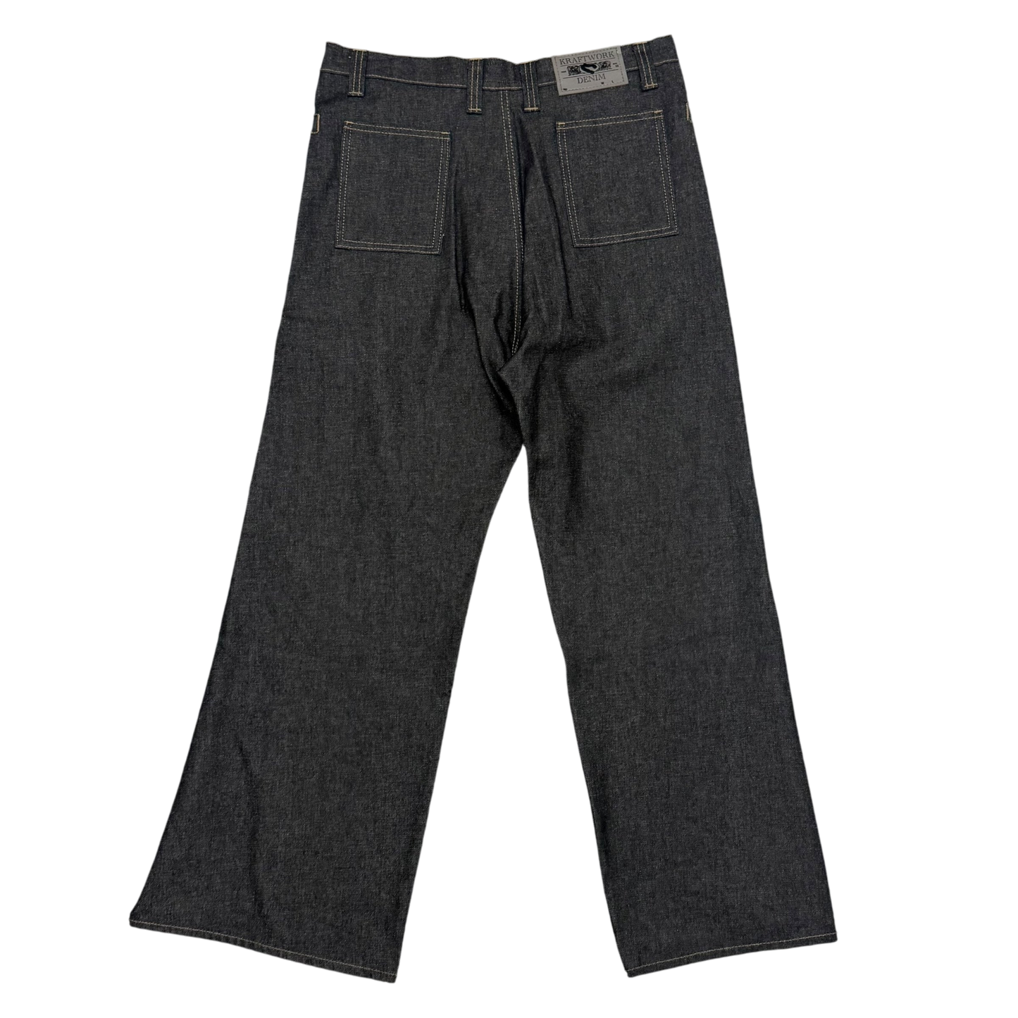 Kraftwork SS 2025 Uniform Pleated Denim Jeans (Fits 34”)