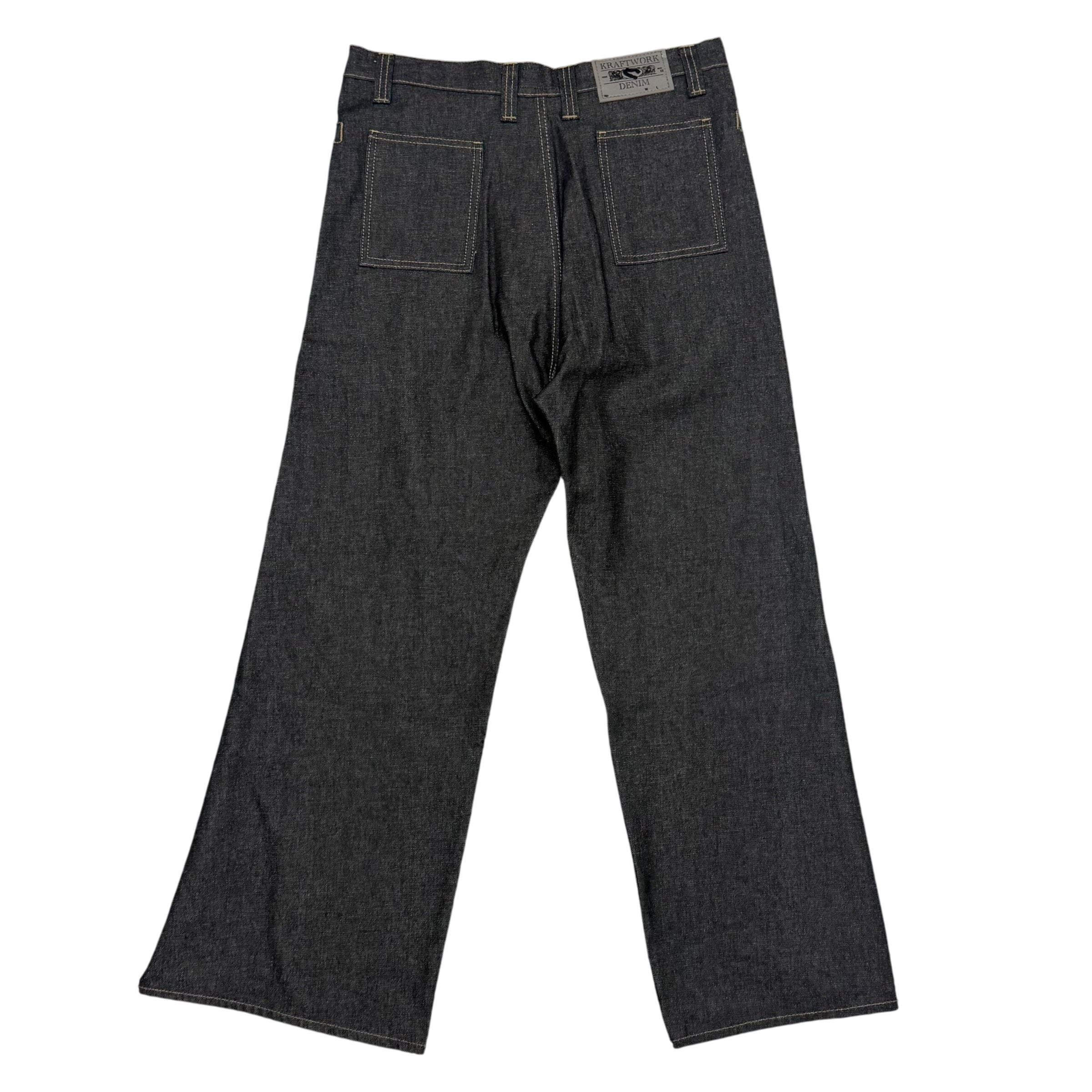 Kraftwork SS 2025 Uniform Pleated Denim Jeans (Fits 34”)